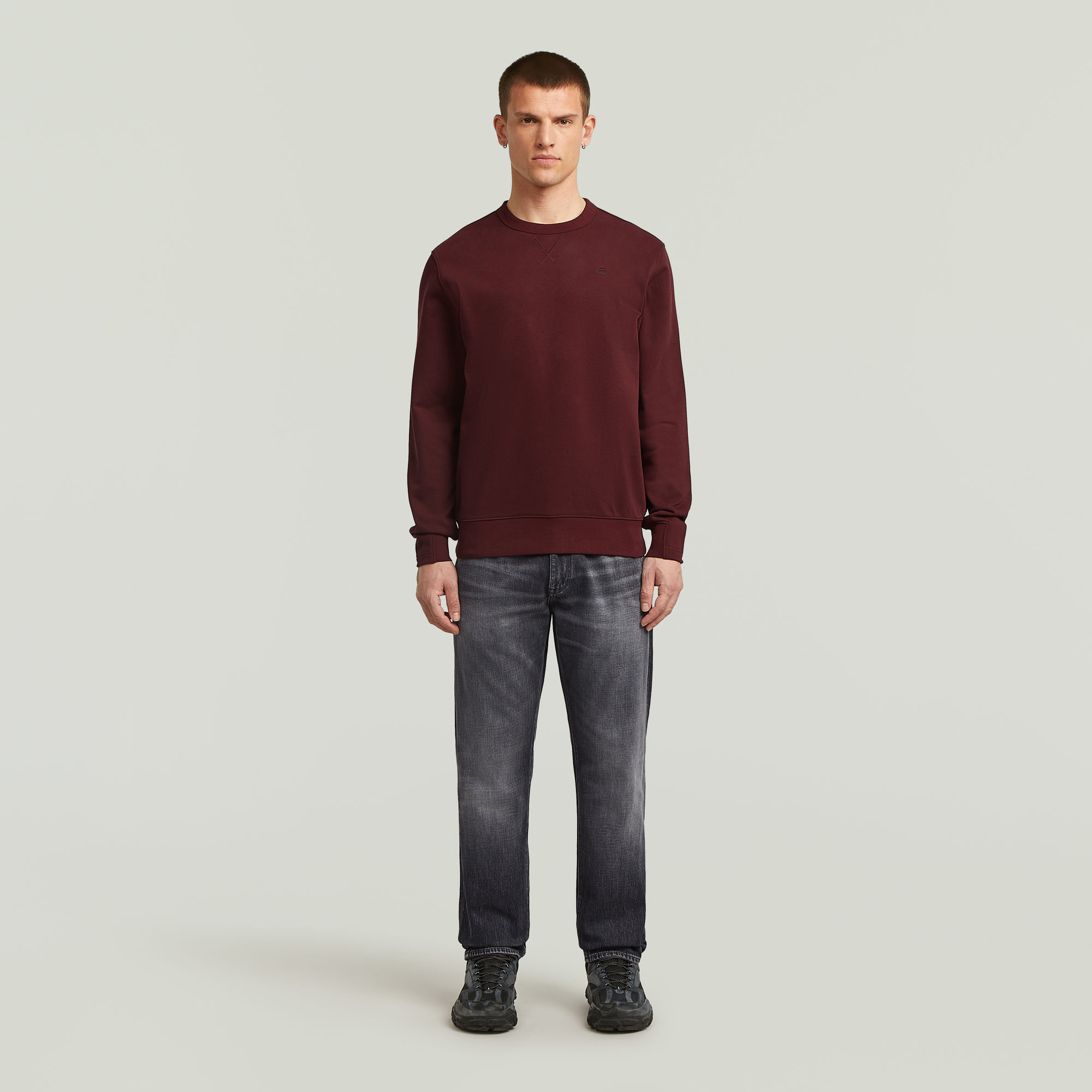 Thumbnail - Nifous Sweatshirt - Rot - Herren