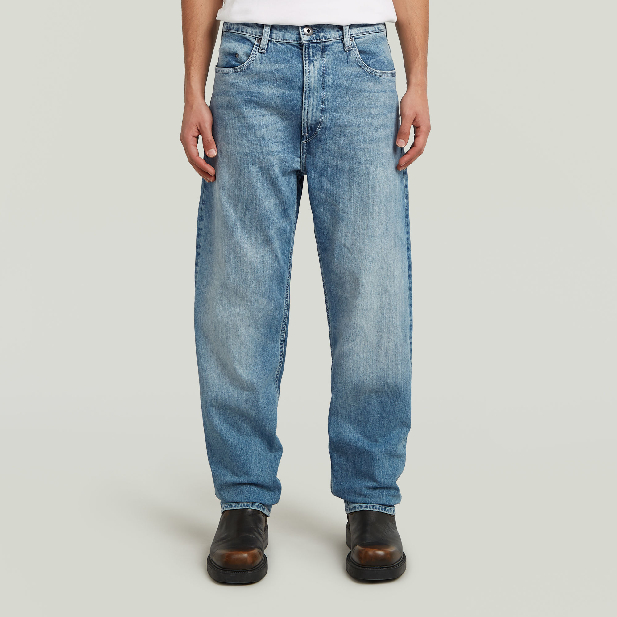 

Type 49 Relaxed Straight Jeans - Medium blue - Men