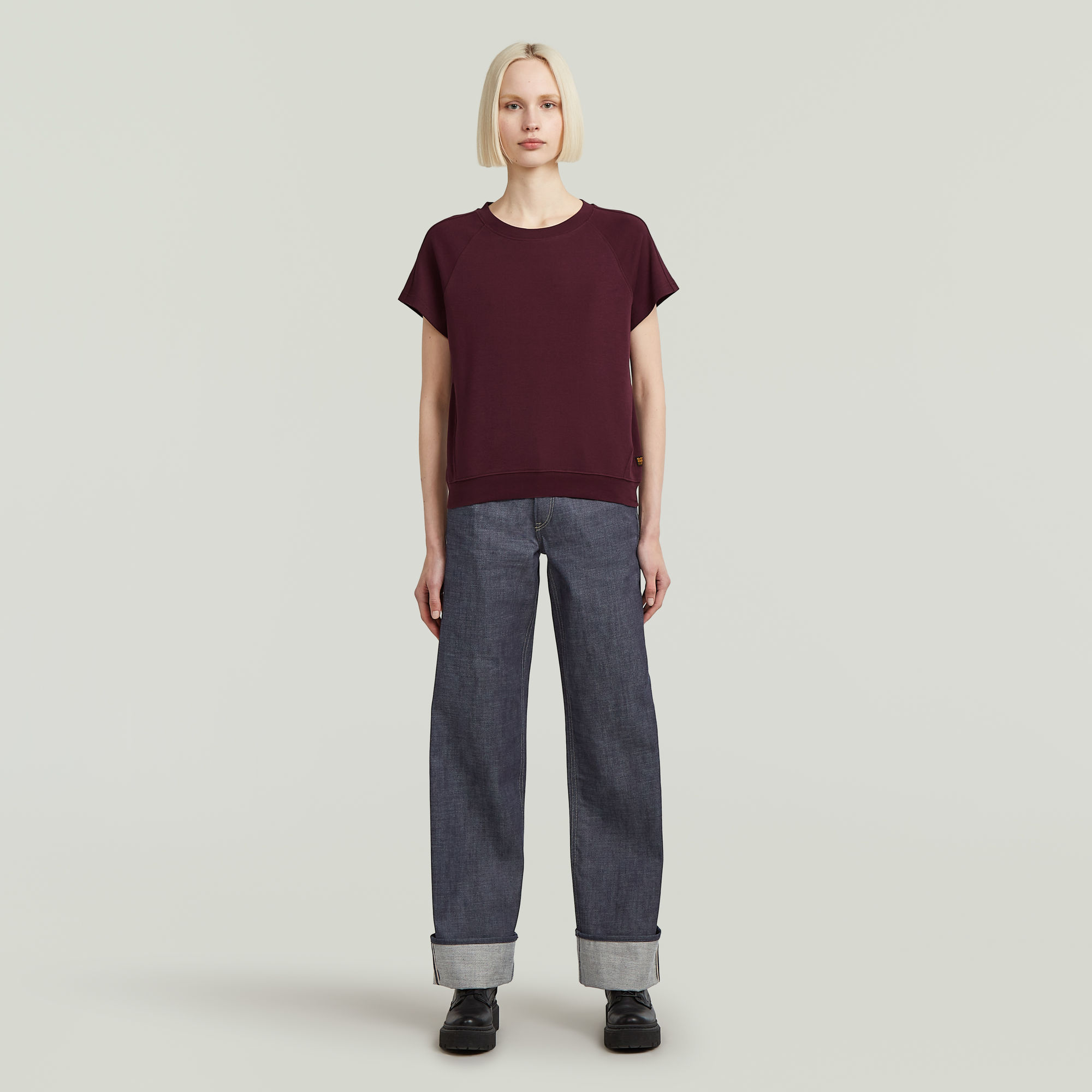 Thumbnail - Raglan T-Shirt - Rot - Damen