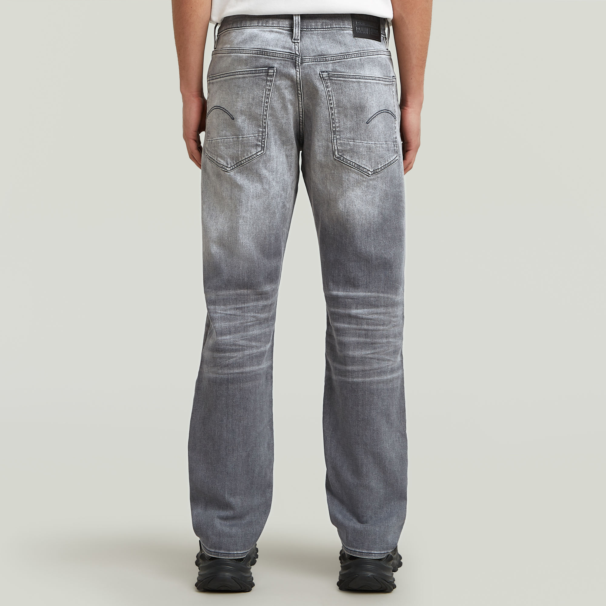 G-Star RAW 3301 Straight Jeans Grijs Heren