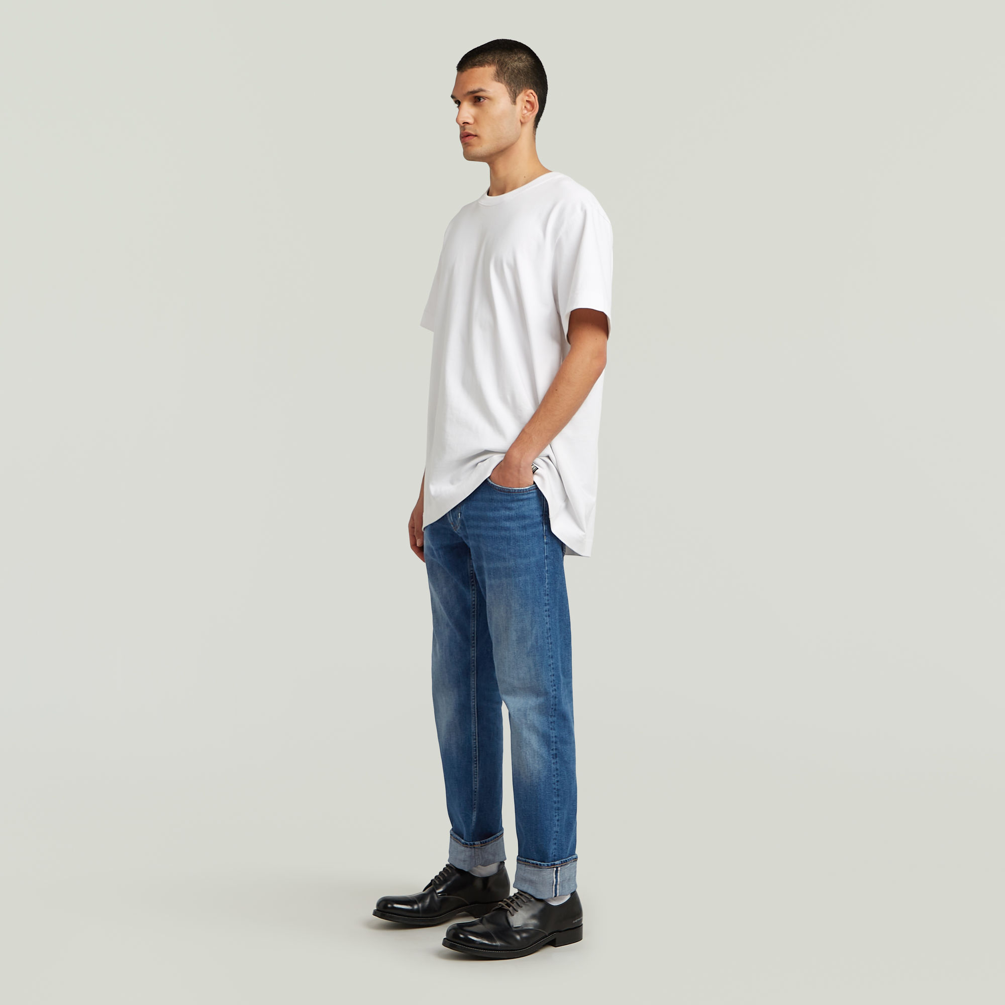G-Star RAW Mosa Straight Selvedge Jeans Anders Heren