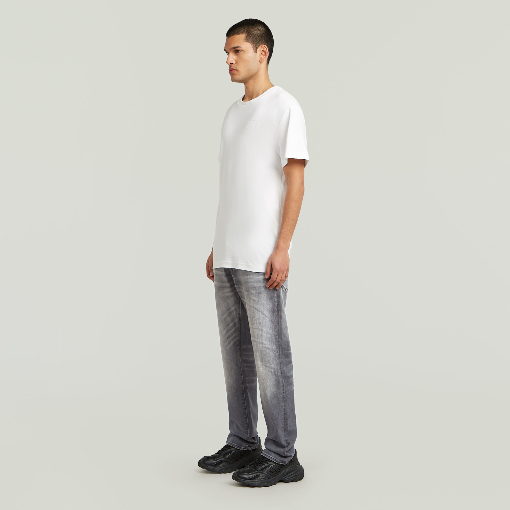 G-Star RAW 3301 Straight Jeans Grijs Heren