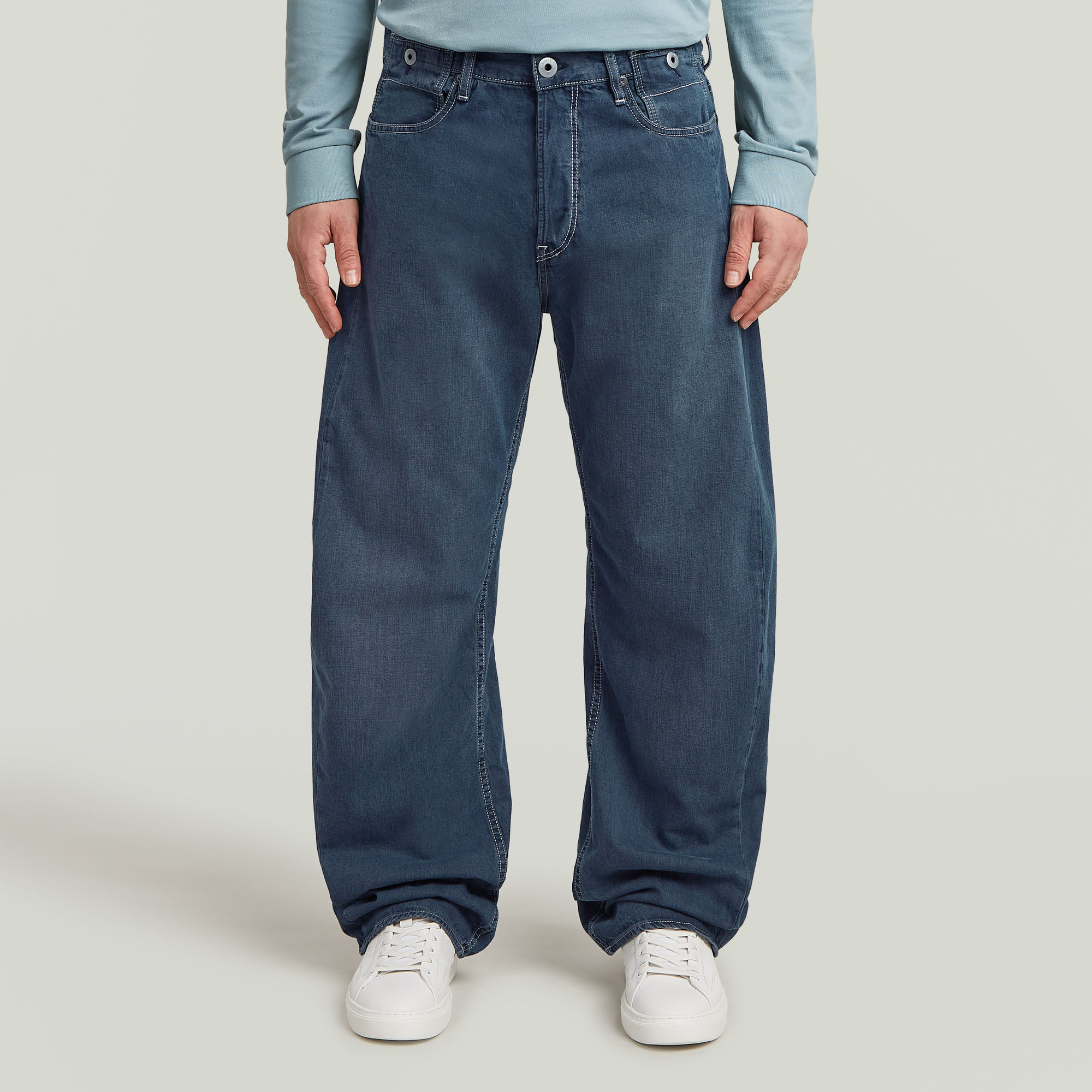 

Bend 3D Loose Jeans - Donkerblauw - Heren