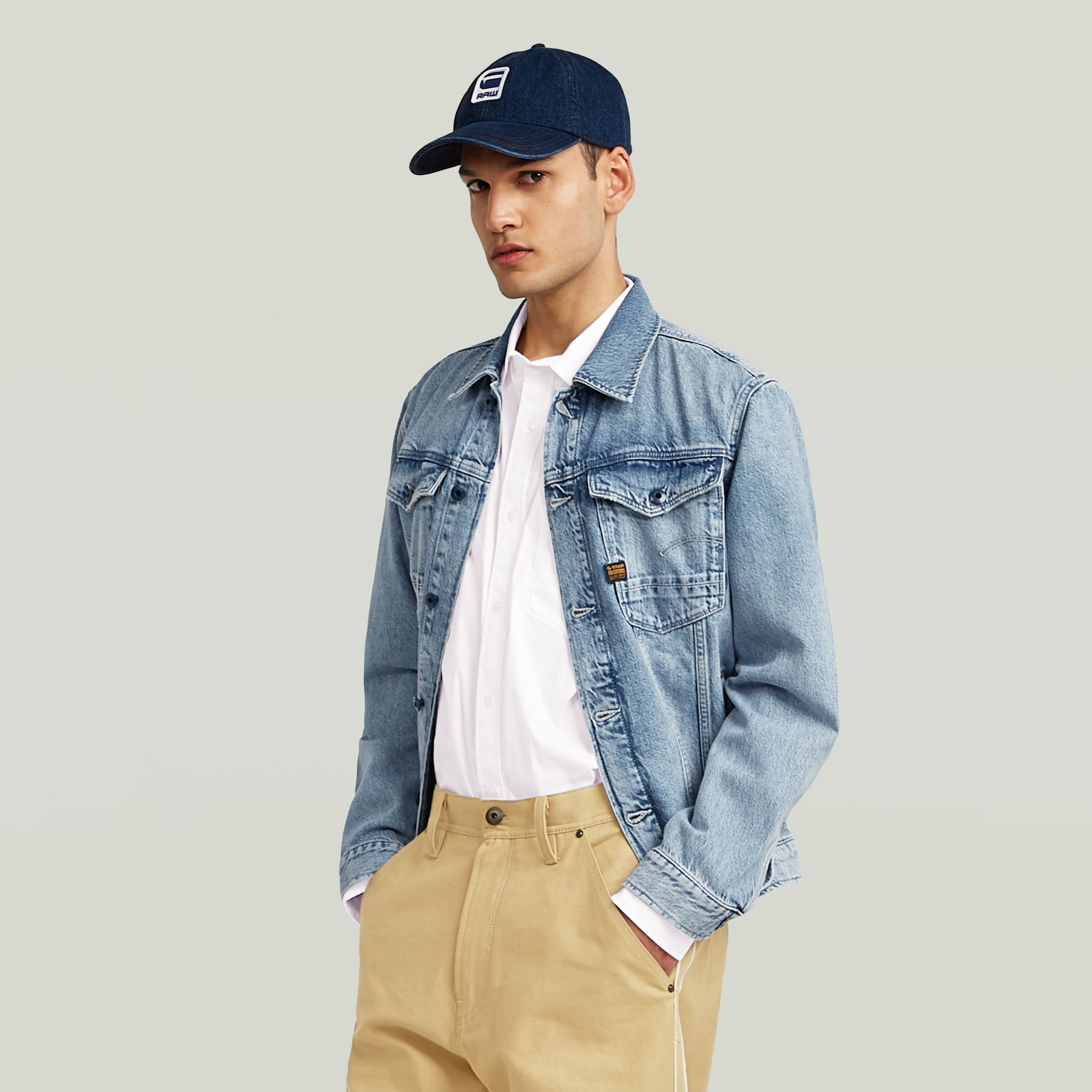 G-Star RAW Arc 3D Jack Lichtblauw Heren