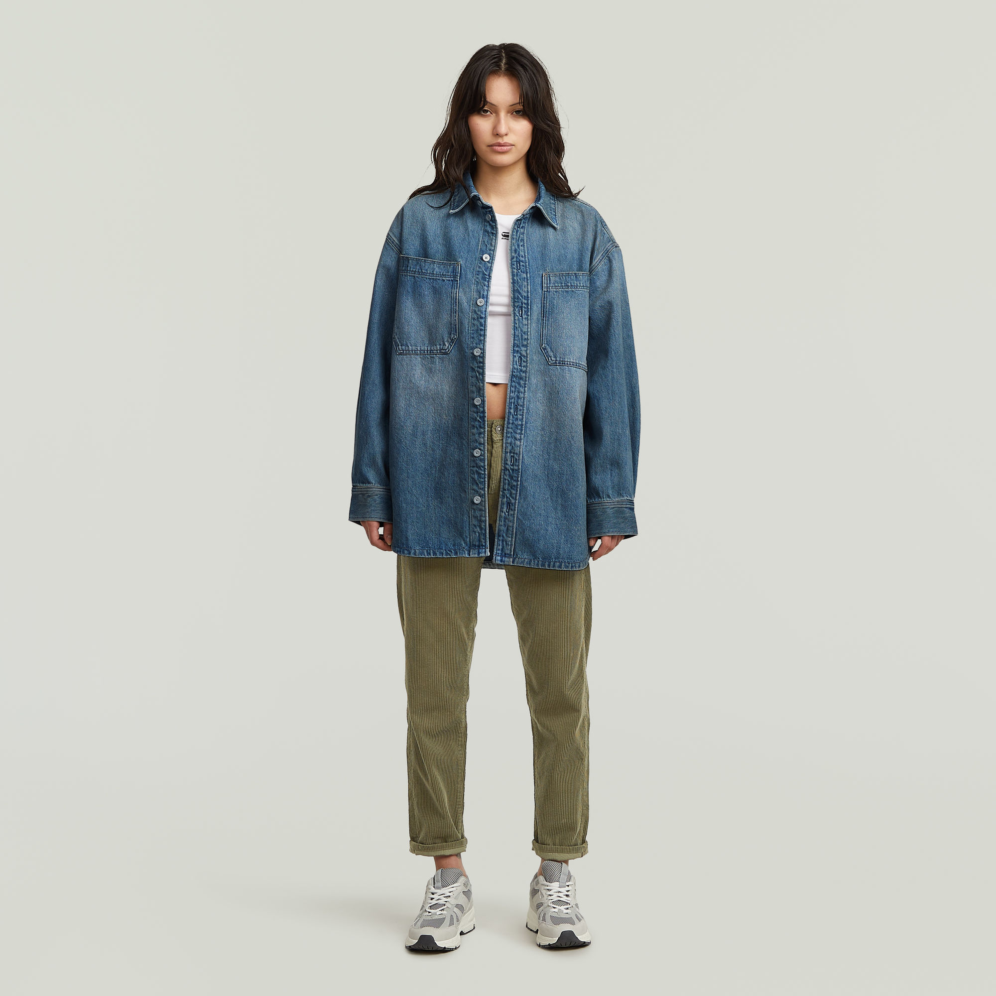 Thumbnail - Kate Boyfriend Chino - Grün - Damen