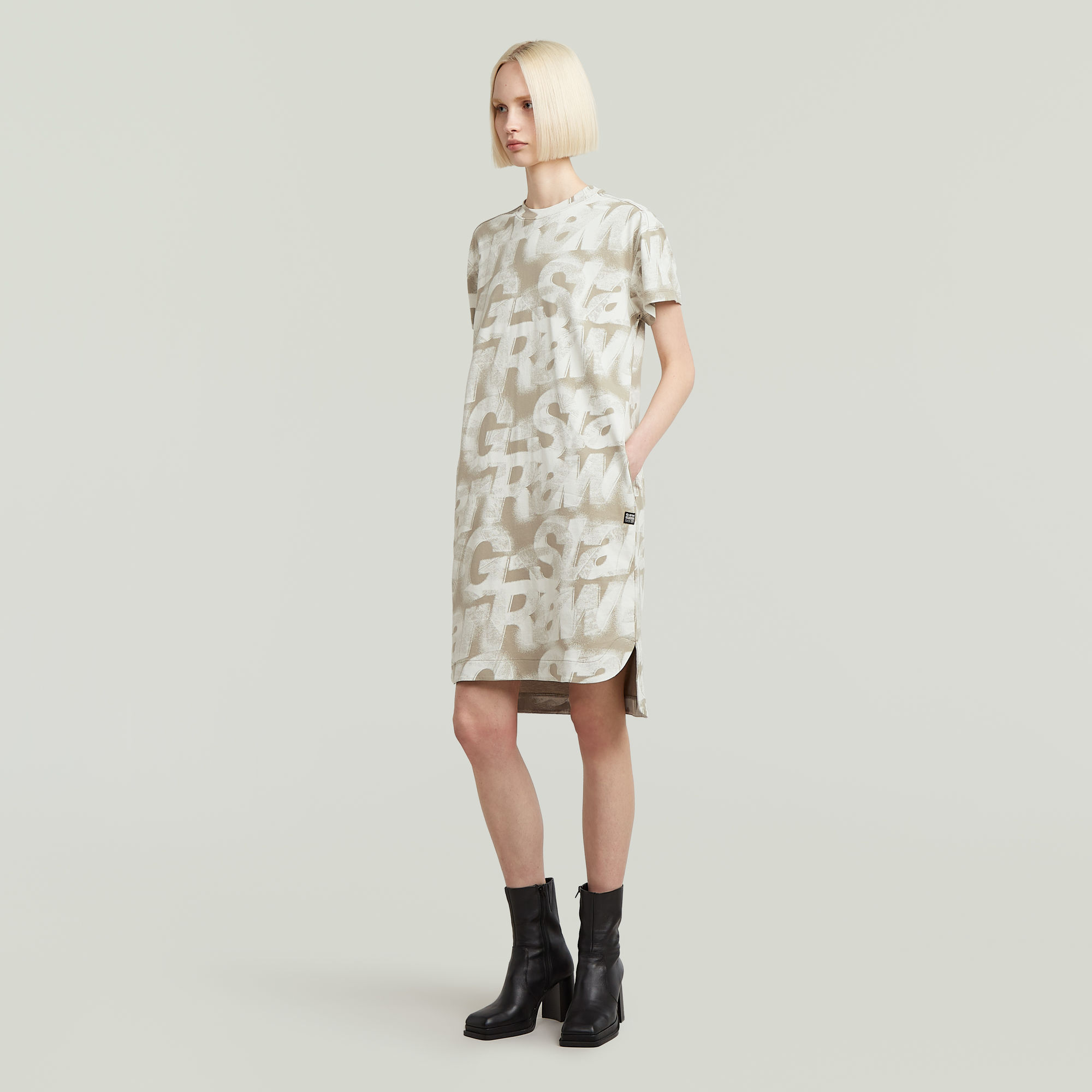 G-Star RAW Printed Loose T-shirtjurk Meerkleurig Dames
