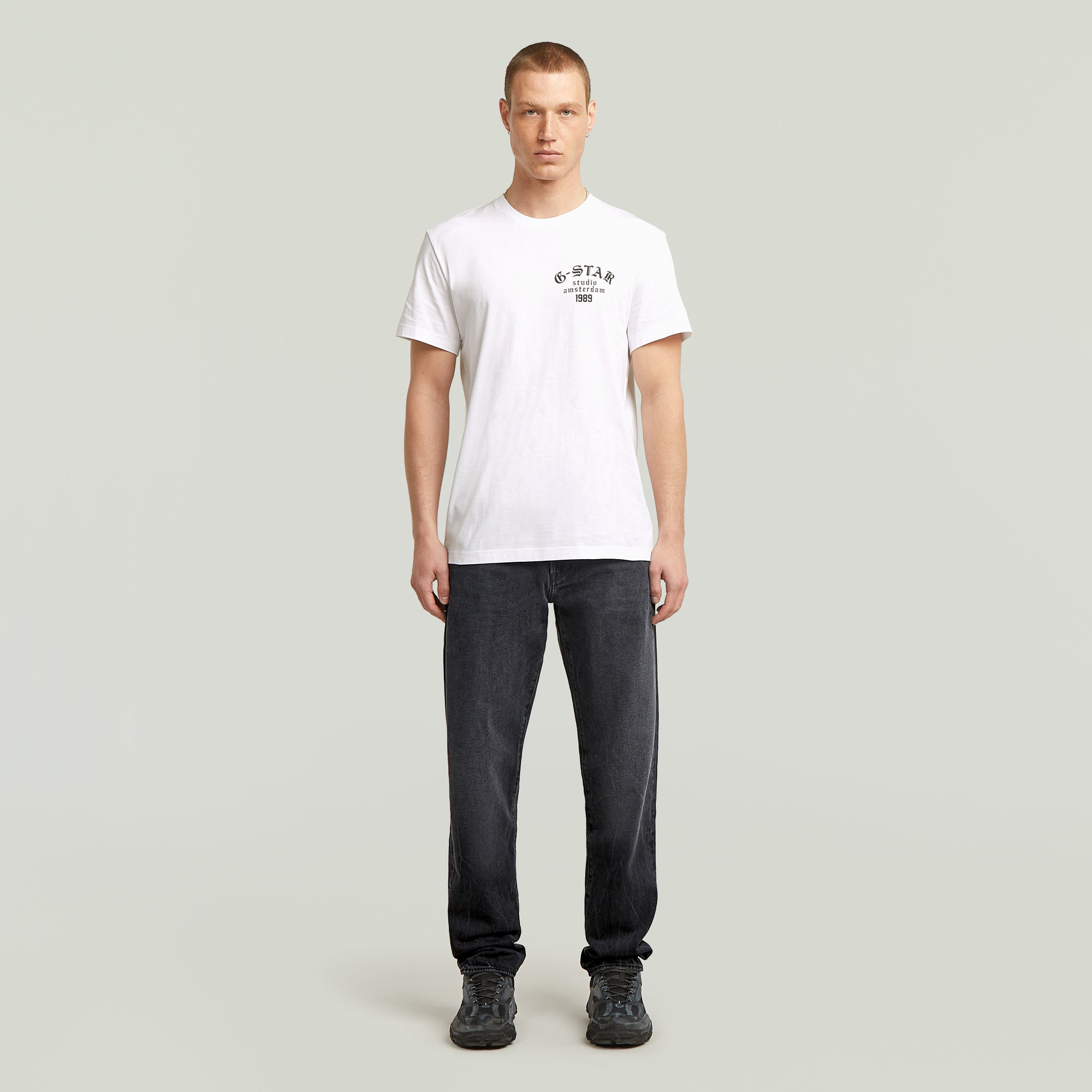 Thumbnail - Studio AMS T-Shirt - Weiß - Herren