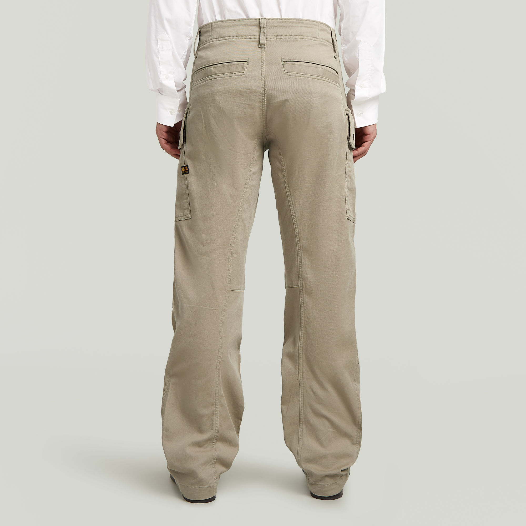 G-Star RAW 3D Regular Straight Cargobroek Beige Heren