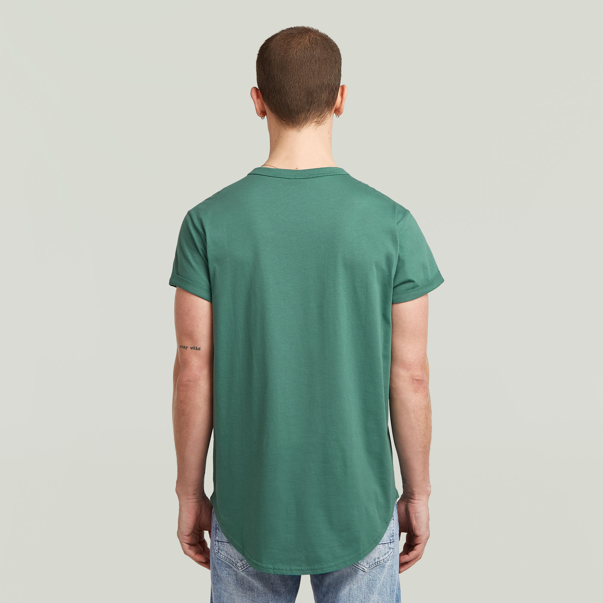 G-Star RAW Ductsoon Relaxed T-Shirt Groen Heren