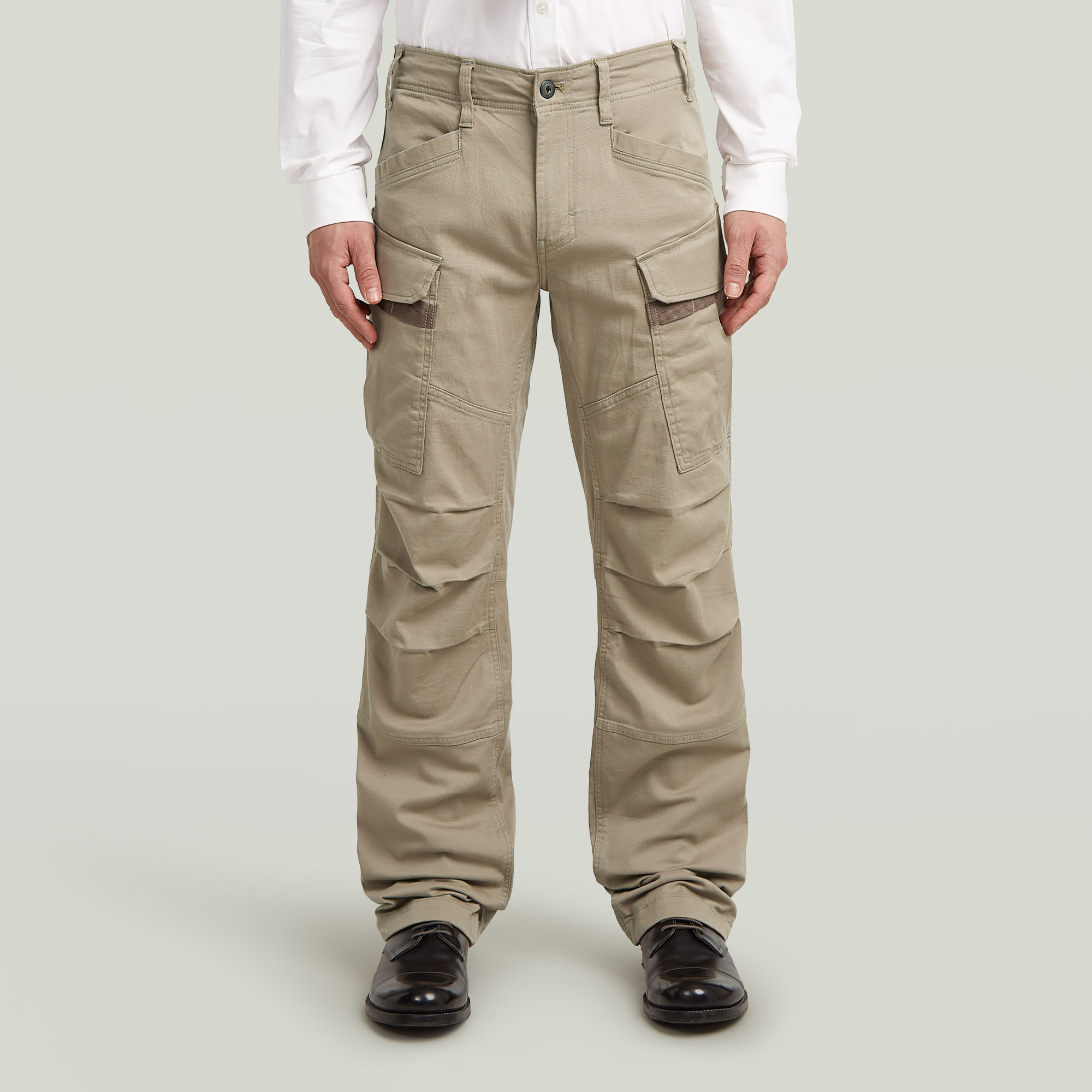 G-Star RAW 3D Regular Straight Cargobroek Beige Heren