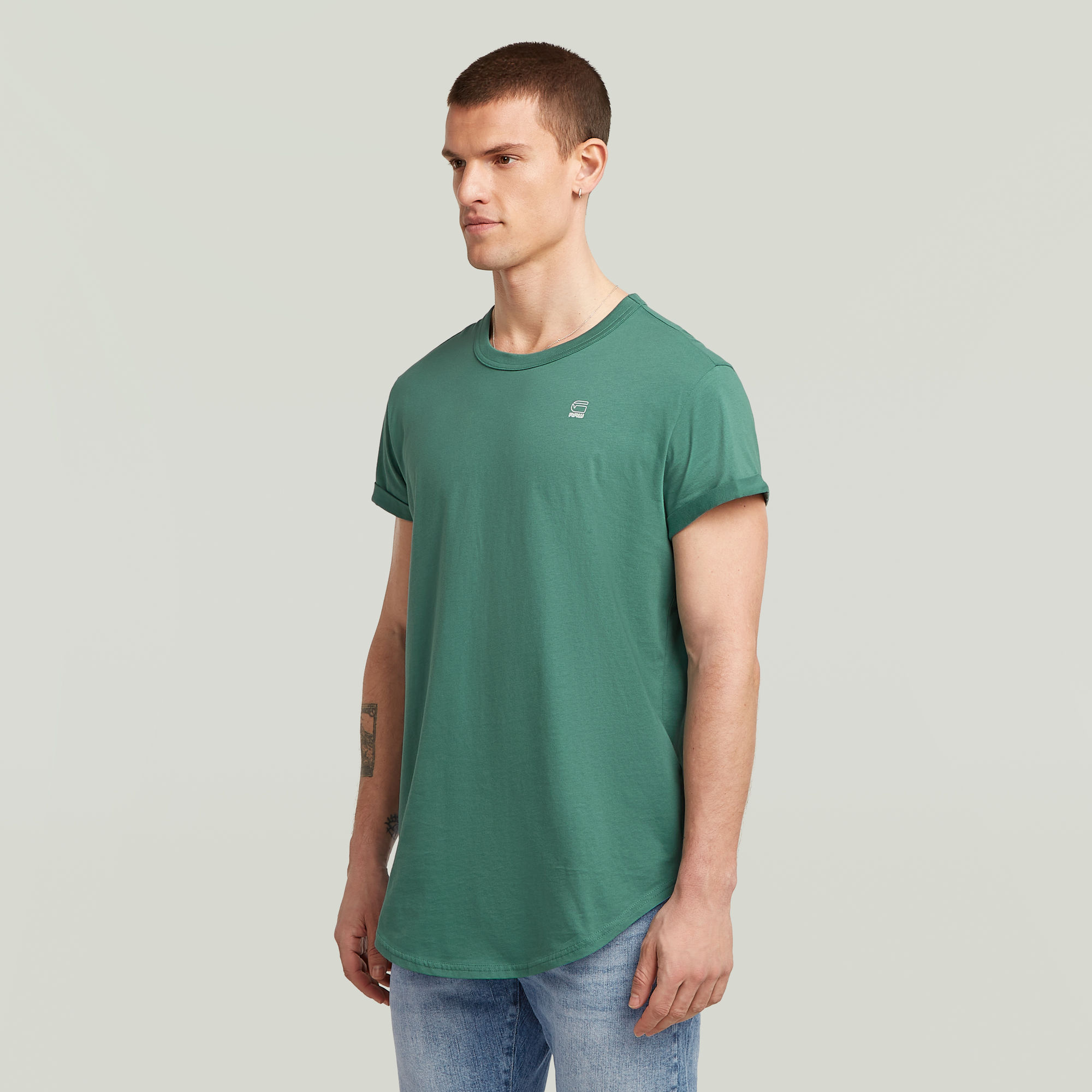 G-Star RAW Ductsoon Relaxed T-Shirt Groen Heren