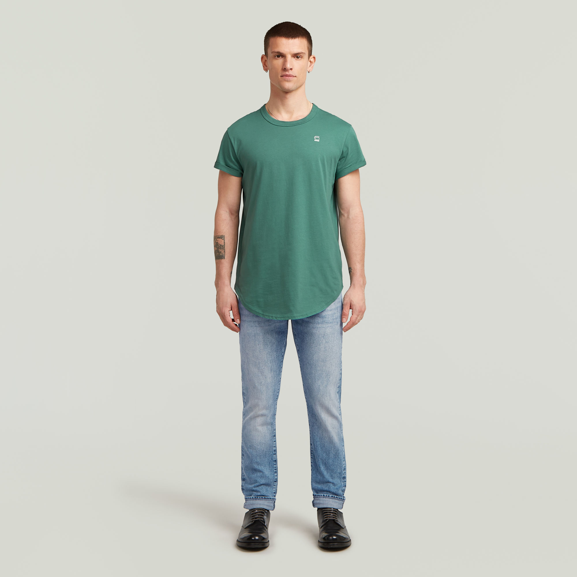 G-Star RAW Ductsoon Relaxed T-Shirt Groen Heren