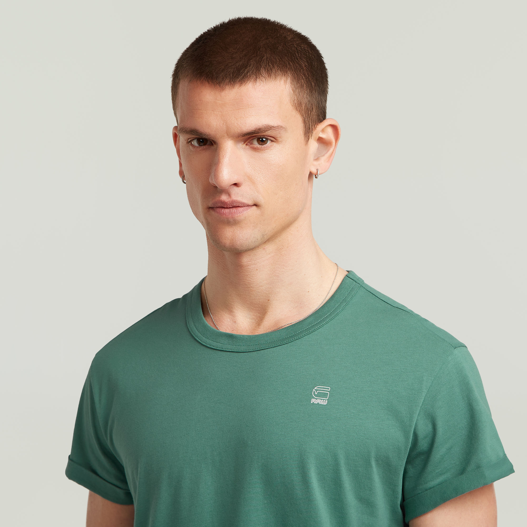 G-Star RAW Ductsoon Relaxed T-Shirt Groen Heren