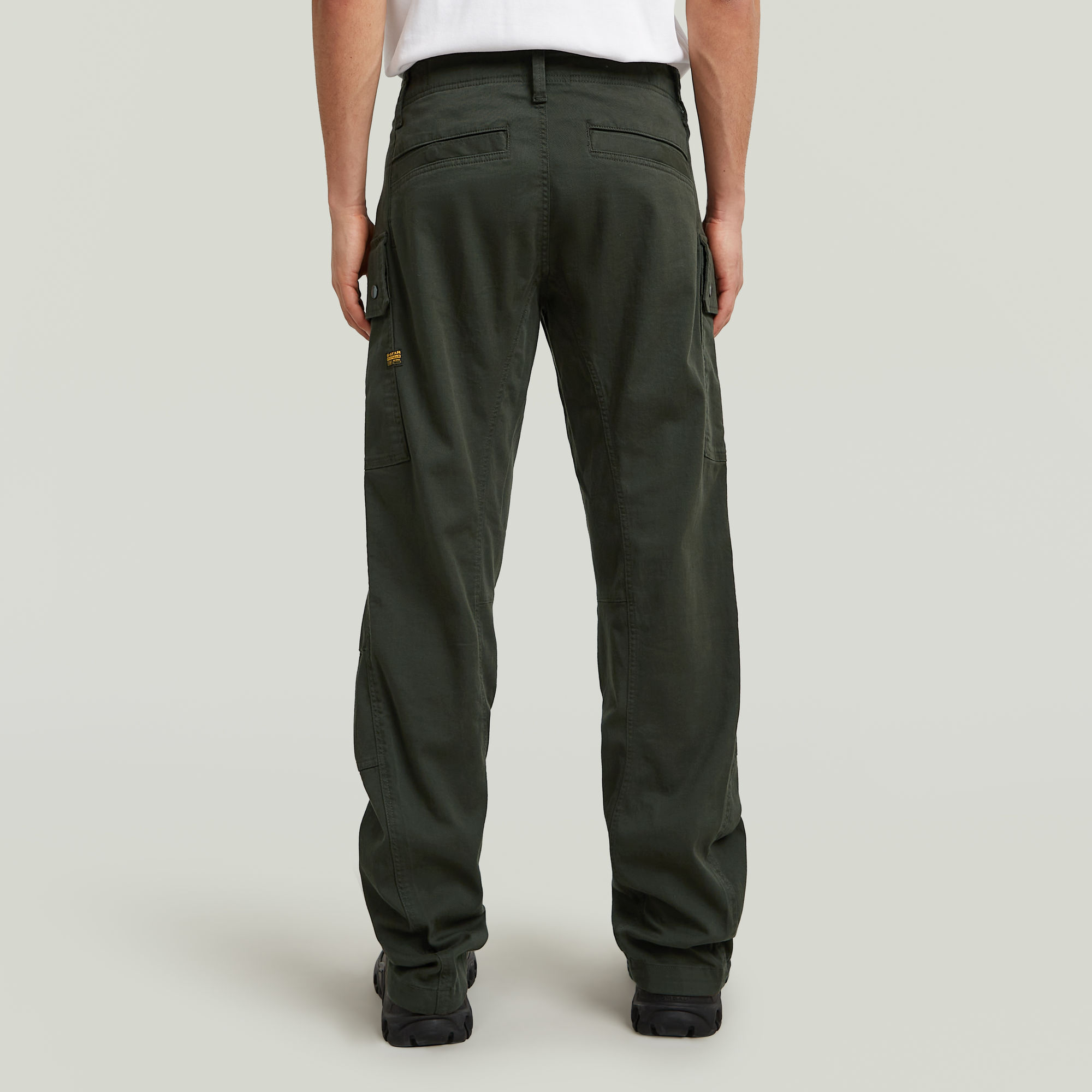 G-Star RAW 3D Regular Straight Cargobroek Grijs Heren
