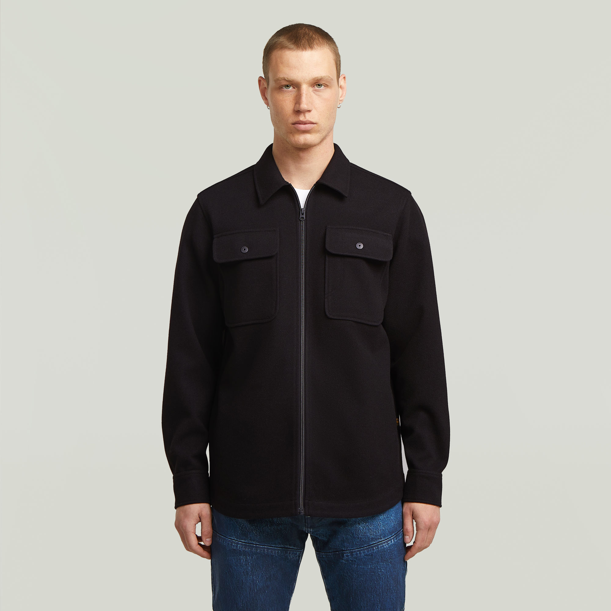 

GPO Zip Overshirt - Schwarz - Herren