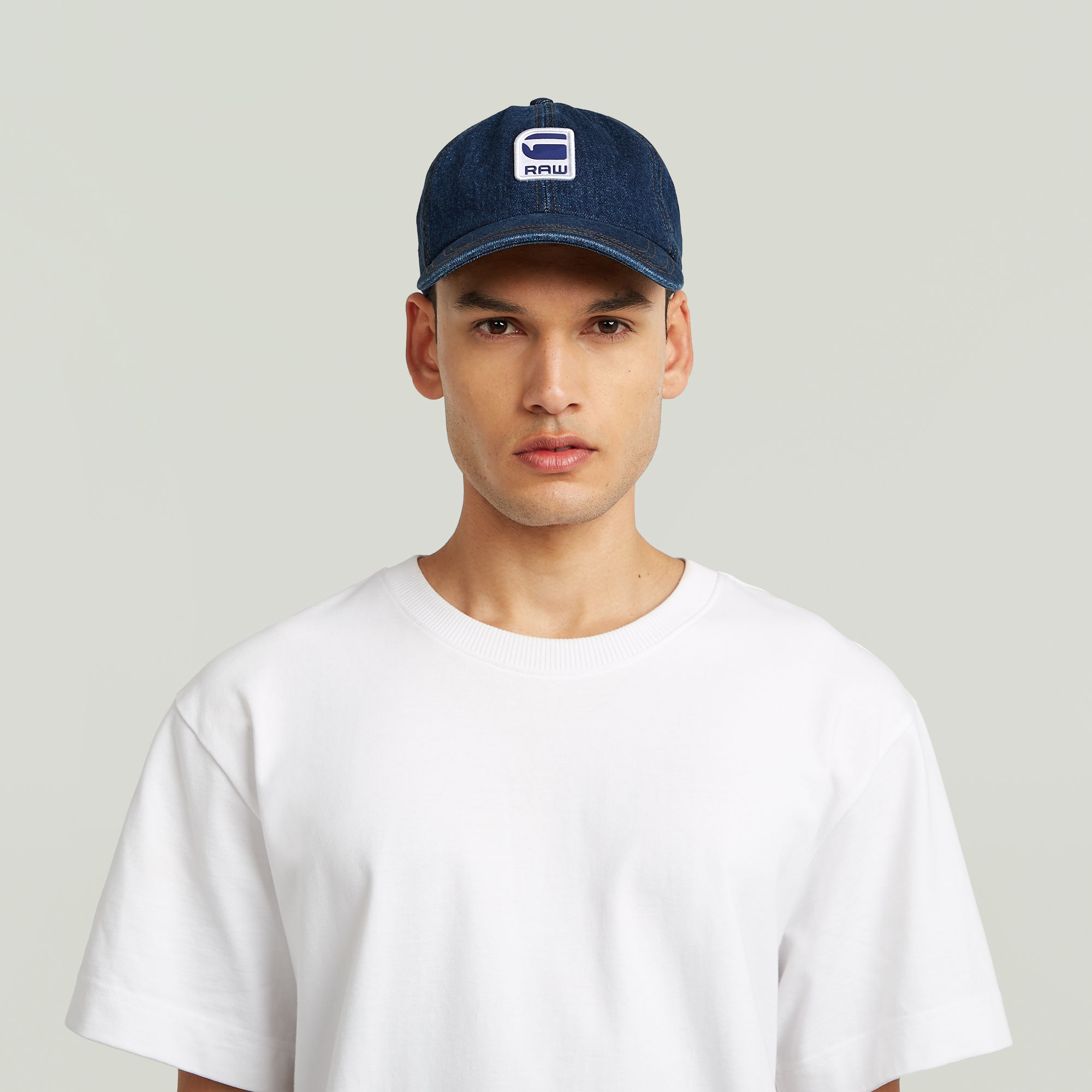 G-Star RAW Avernus Burger Baseball Cap Donkerblauw Heren