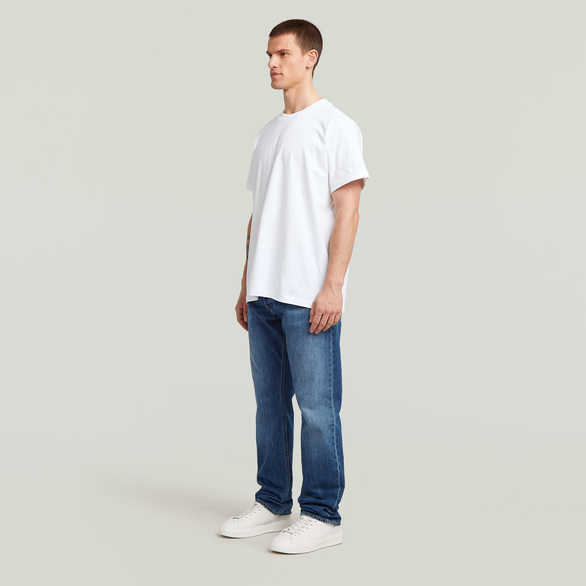 G-Star RAW Dakota Regular Straight Jeans Midden blauw Heren