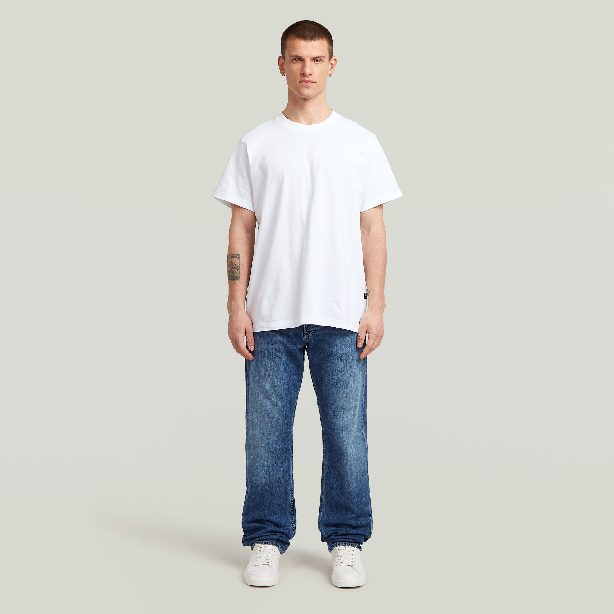 G-Star RAW Dakota Regular Straight Jeans Midden blauw Heren