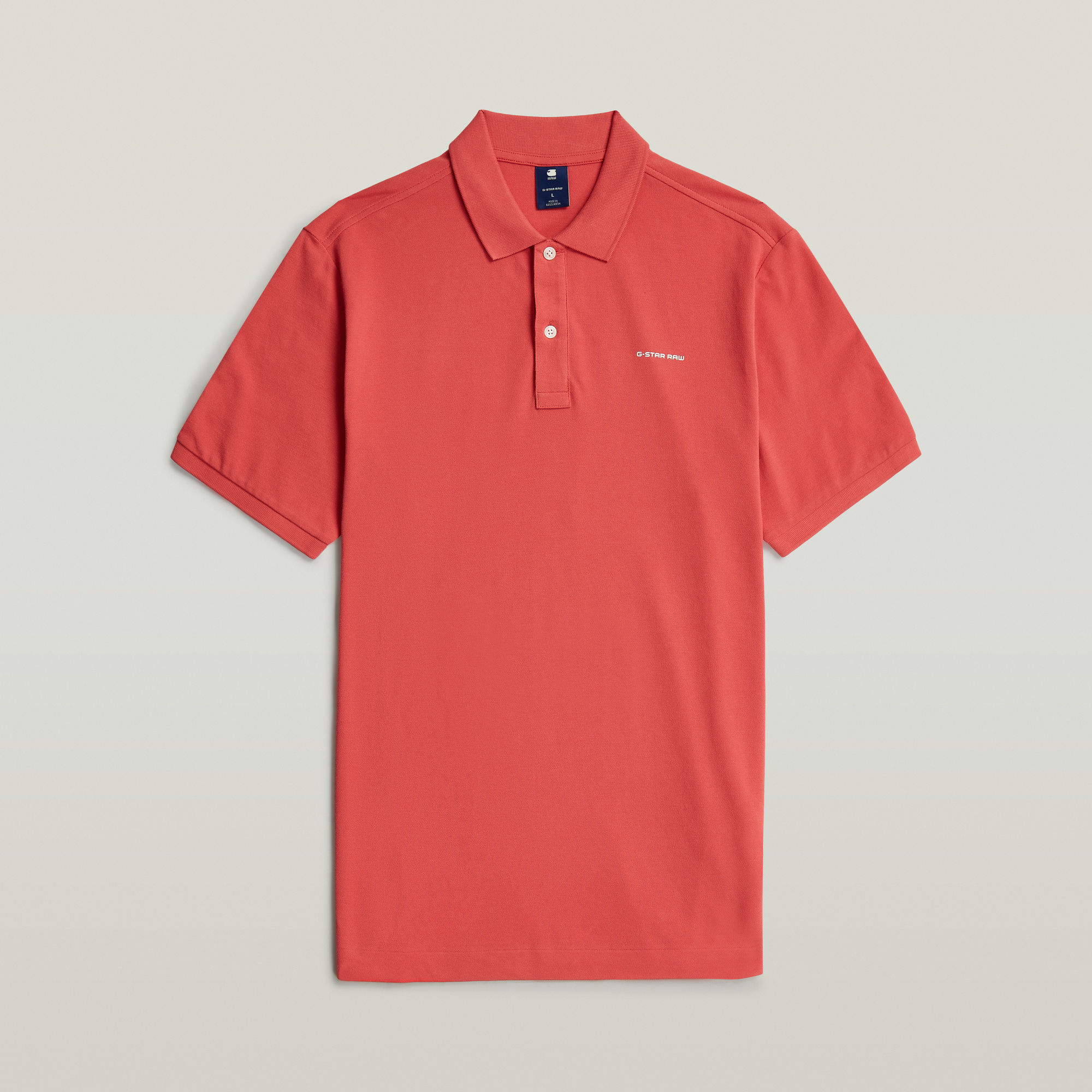 Thumbnail - Oluv Slim Poloshirt - Rot - Herren