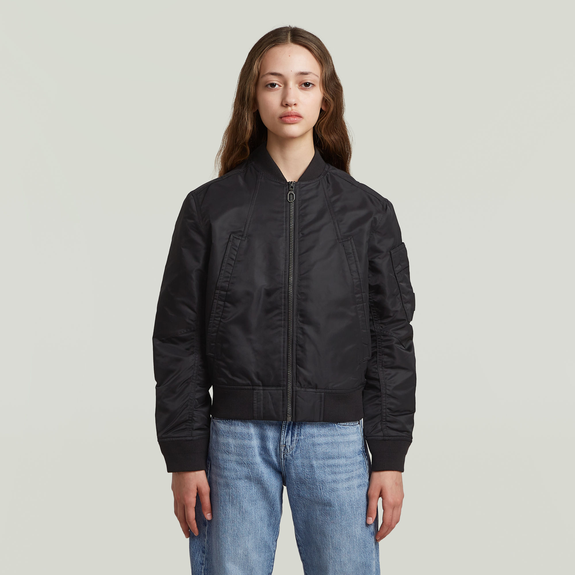 G-Star RAW Oversized Bomberjack Meisjes Zwart meisjes