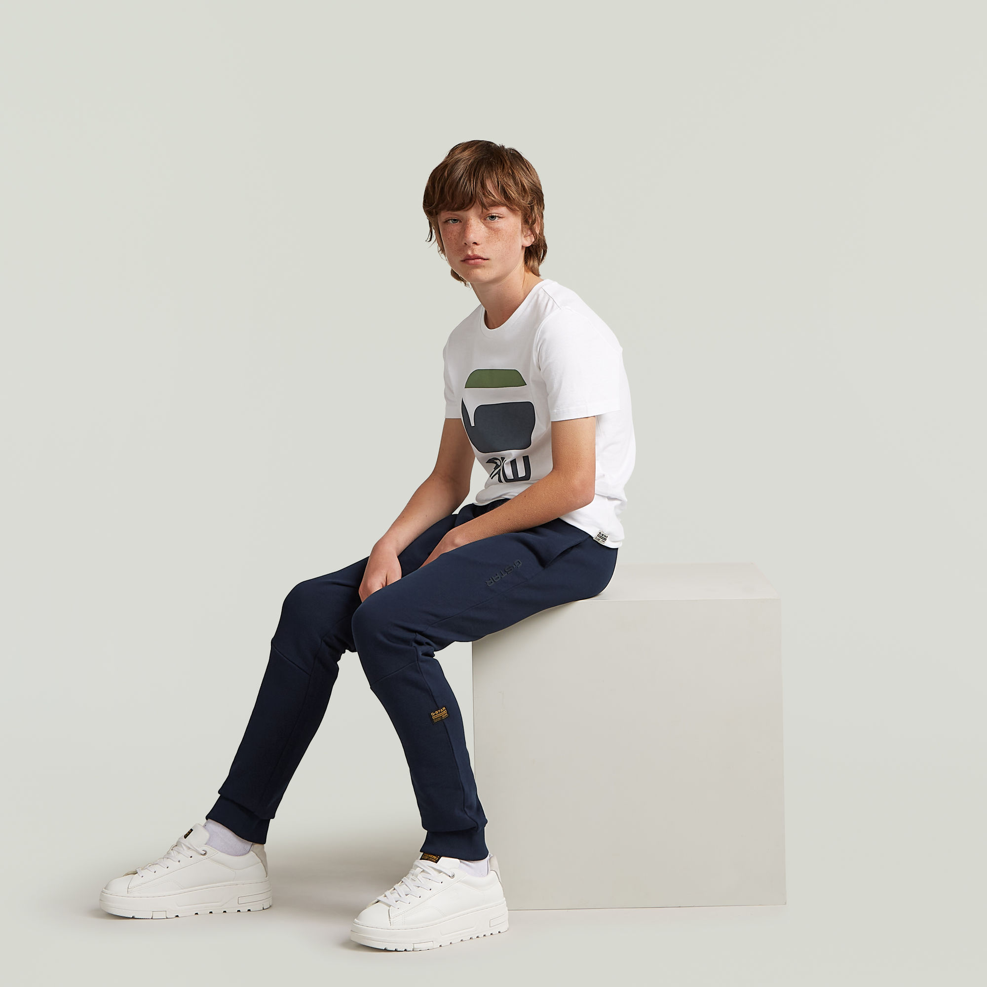 Thumbnail - Boys Motion Sweater Pant - Dunkelblau - jungen
