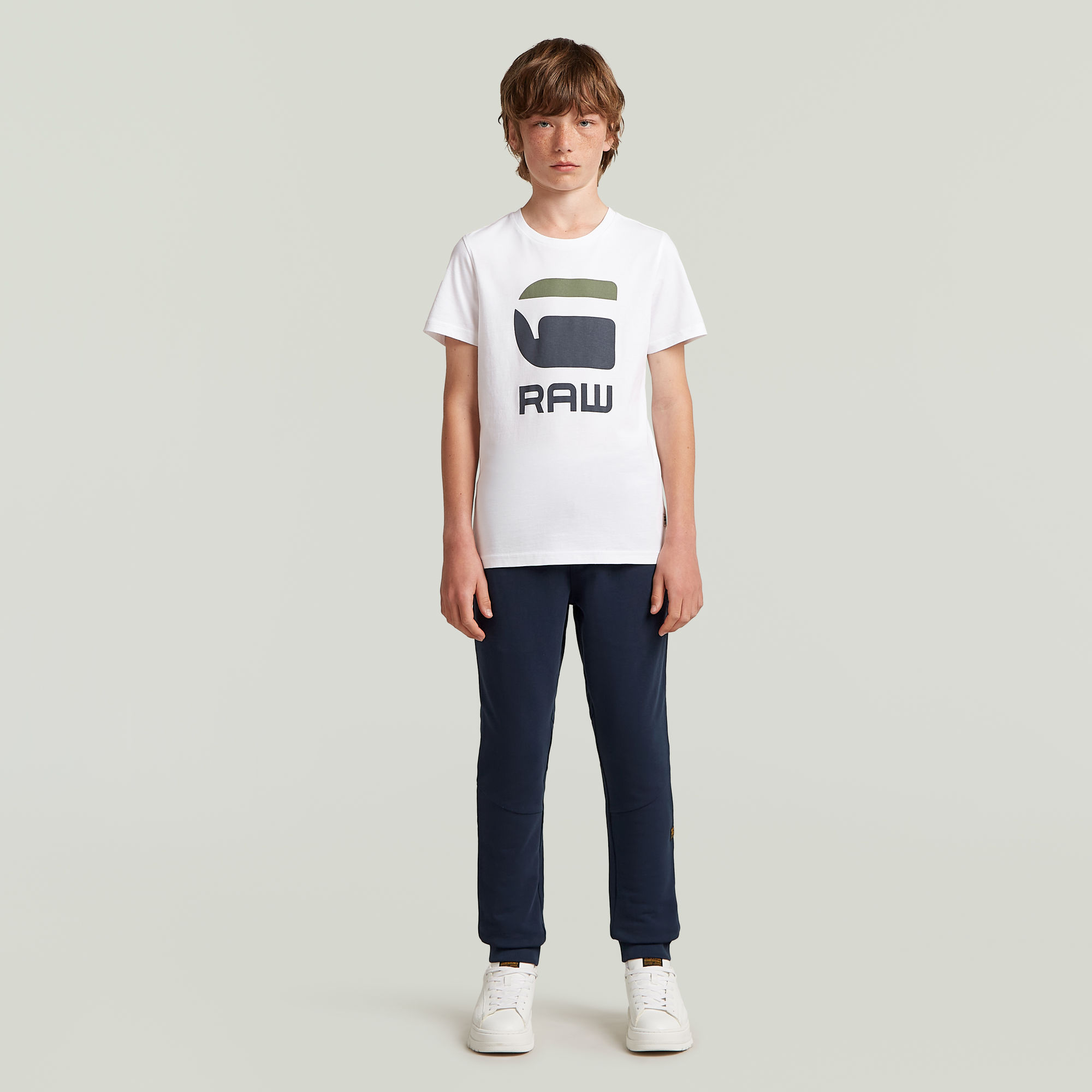 Thumbnail - Jungen T-Shirt Regular - Weiß - jungen
