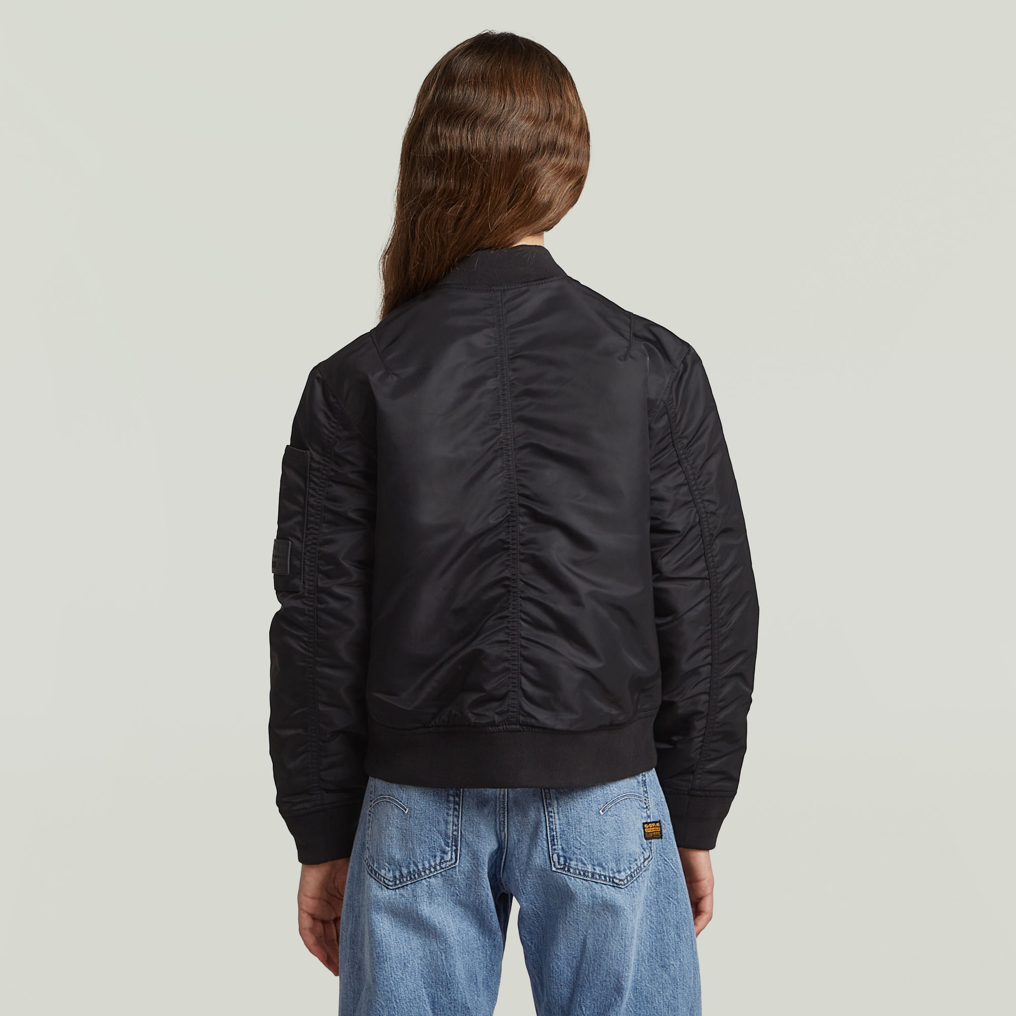 G-Star RAW Oversized Bomberjack Meisjes Zwart meisjes