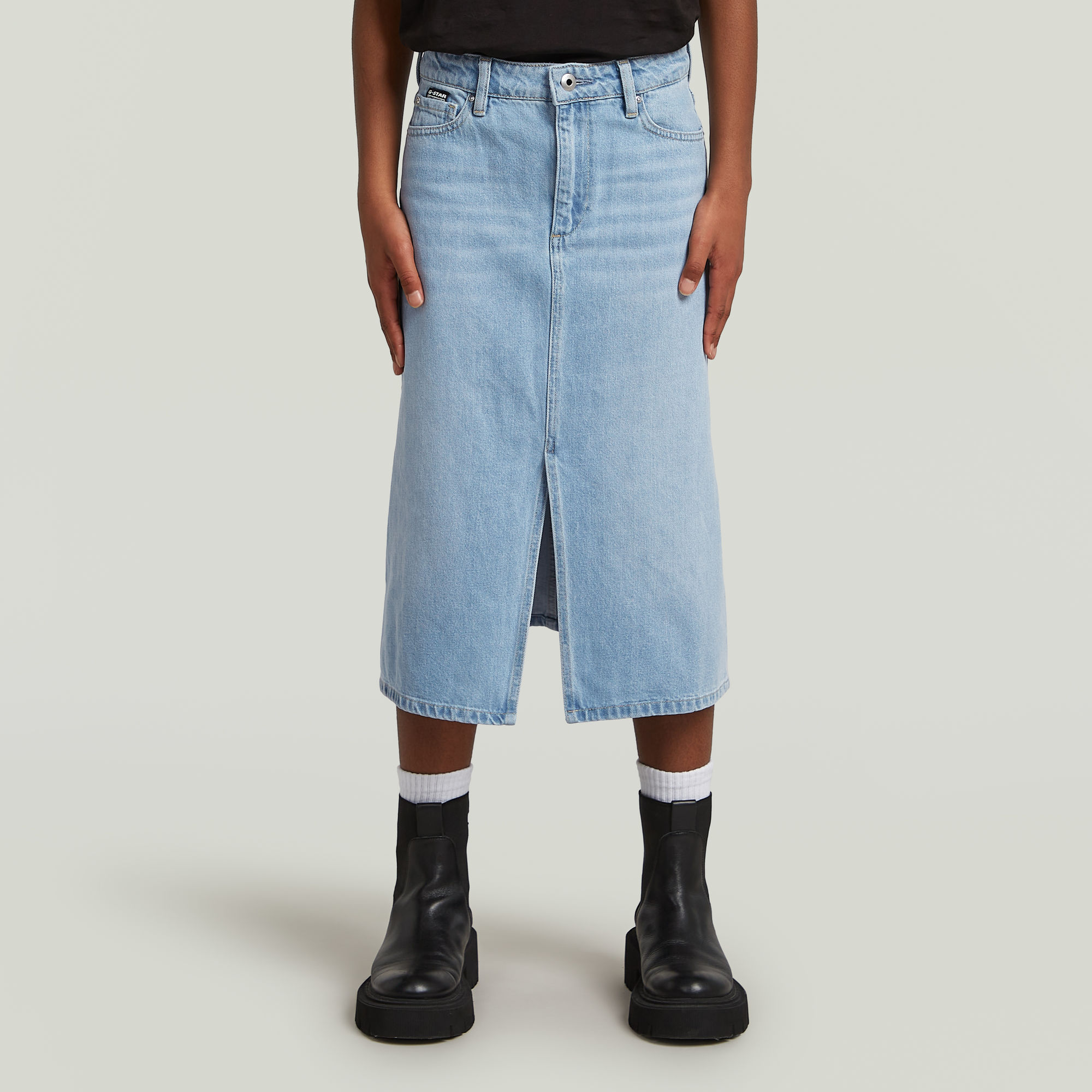 G-Star RAW Lange Rok Meisjes Lichtblauw meisjes
