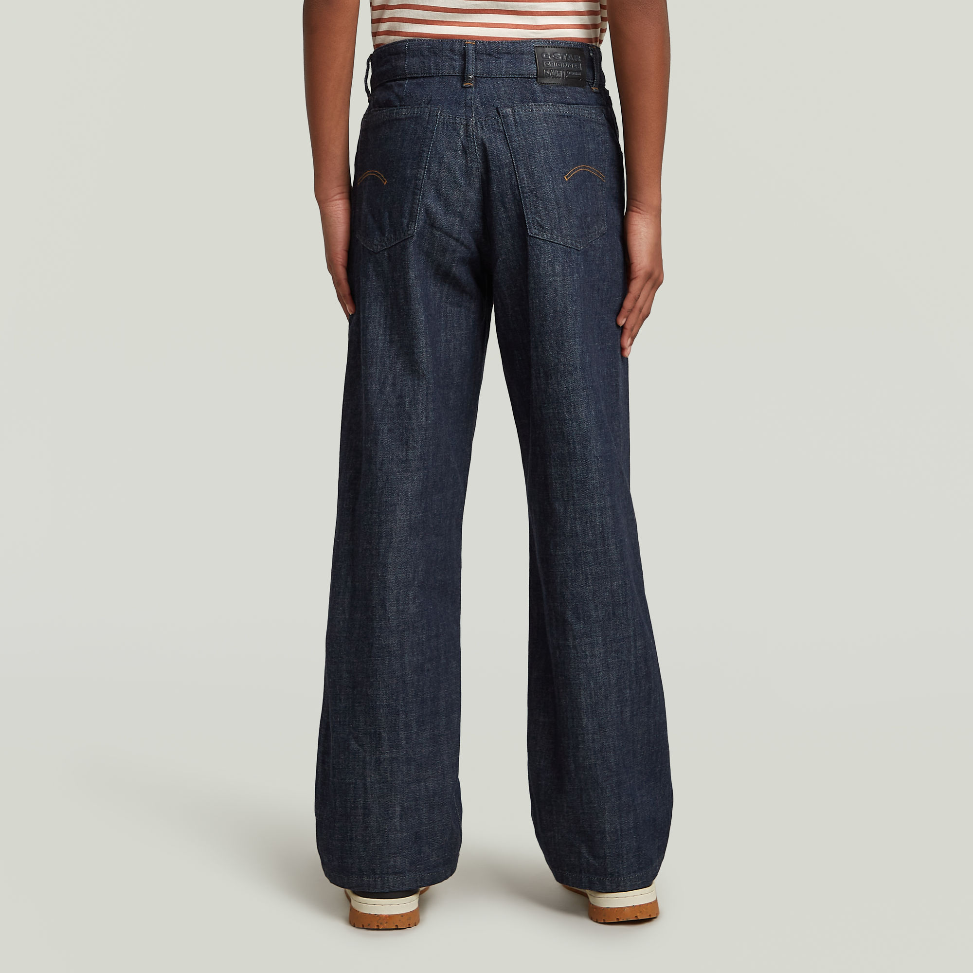 G-Star RAW Skater High Loose Jeans Meisjes Donkerblauw meisjes