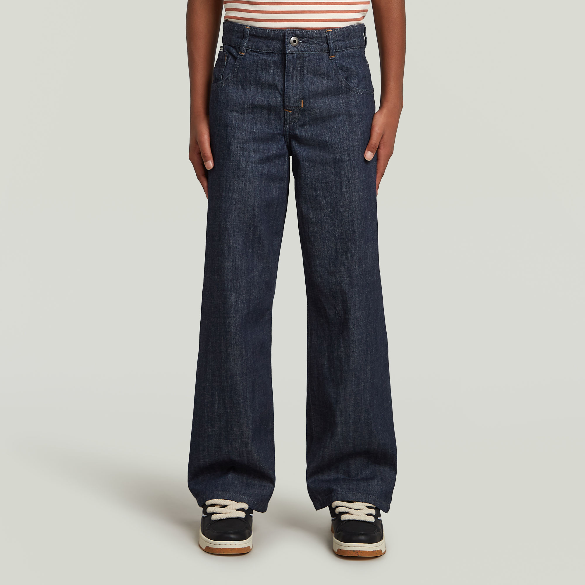 G-Star RAW Skater High Loose Jeans Meisjes Donkerblauw meisjes