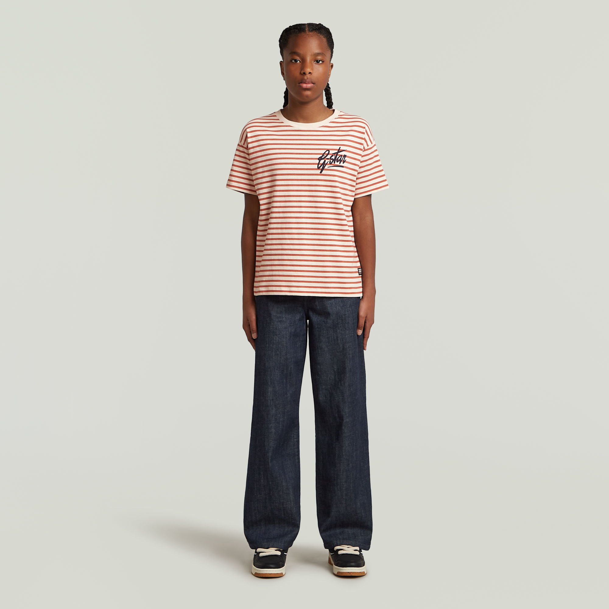G-Star RAW Skater High Loose Jeans Meisjes Donkerblauw meisjes