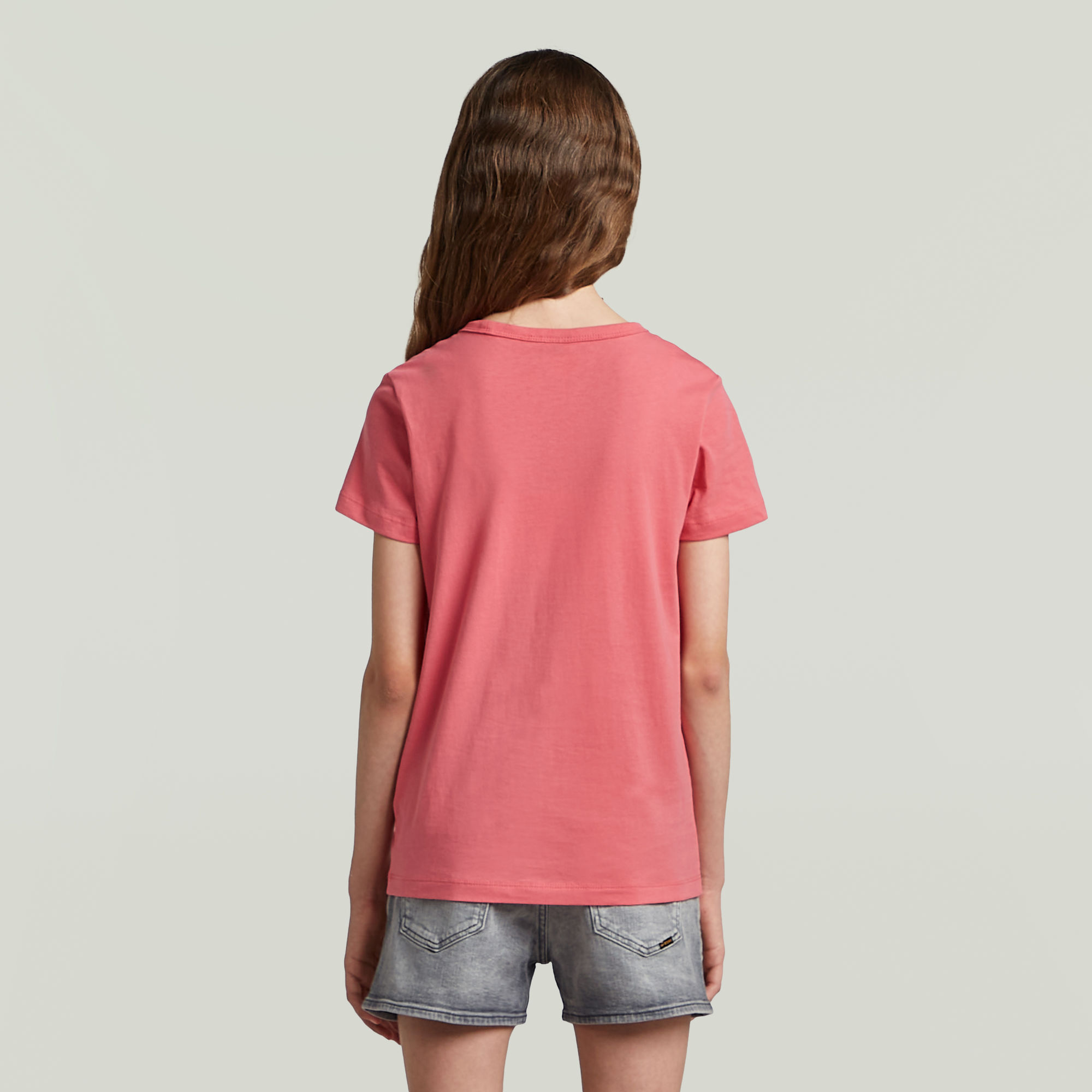 G-Star RAW Slim T-shirt Meisjes Set Van 2 Roze meisjes