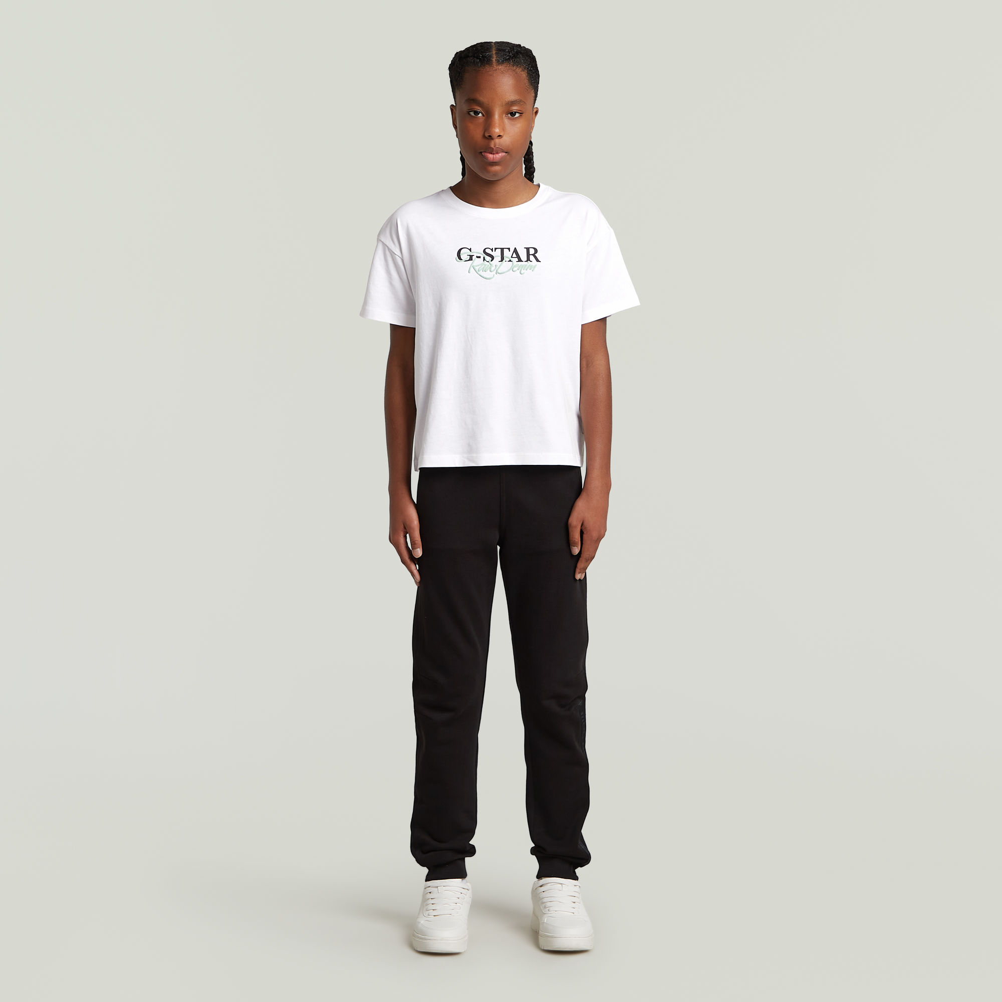 Thumbnail - Girls Tape Sweat Pant - Schwarz - mädchen