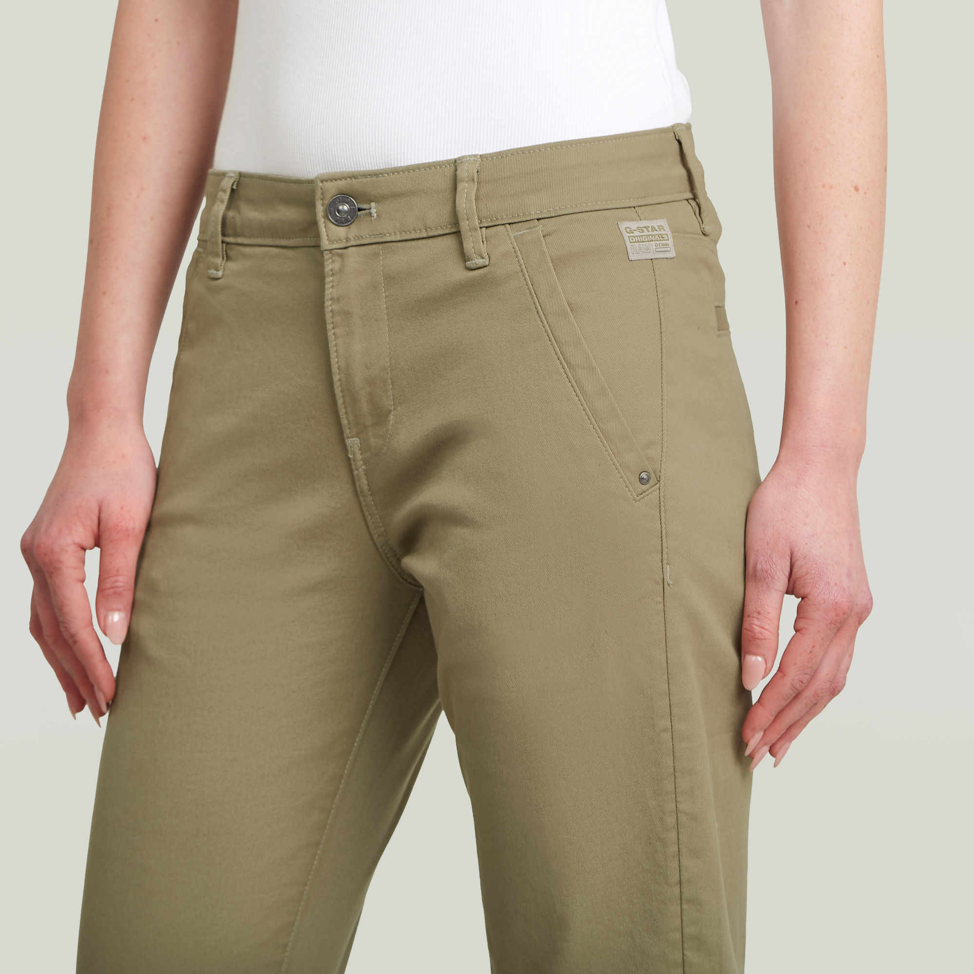 G-Star RAW Kate Boyfriend Broek Groen Dames