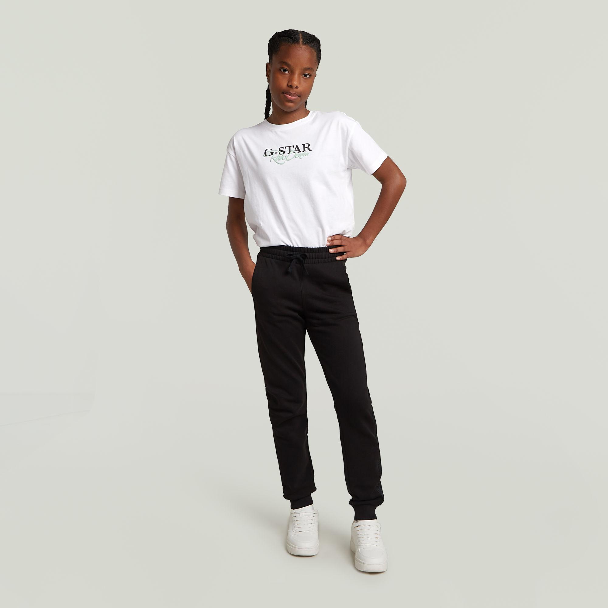 G-Star RAW Tape Sweatpants Meisjes Zwart meisjes