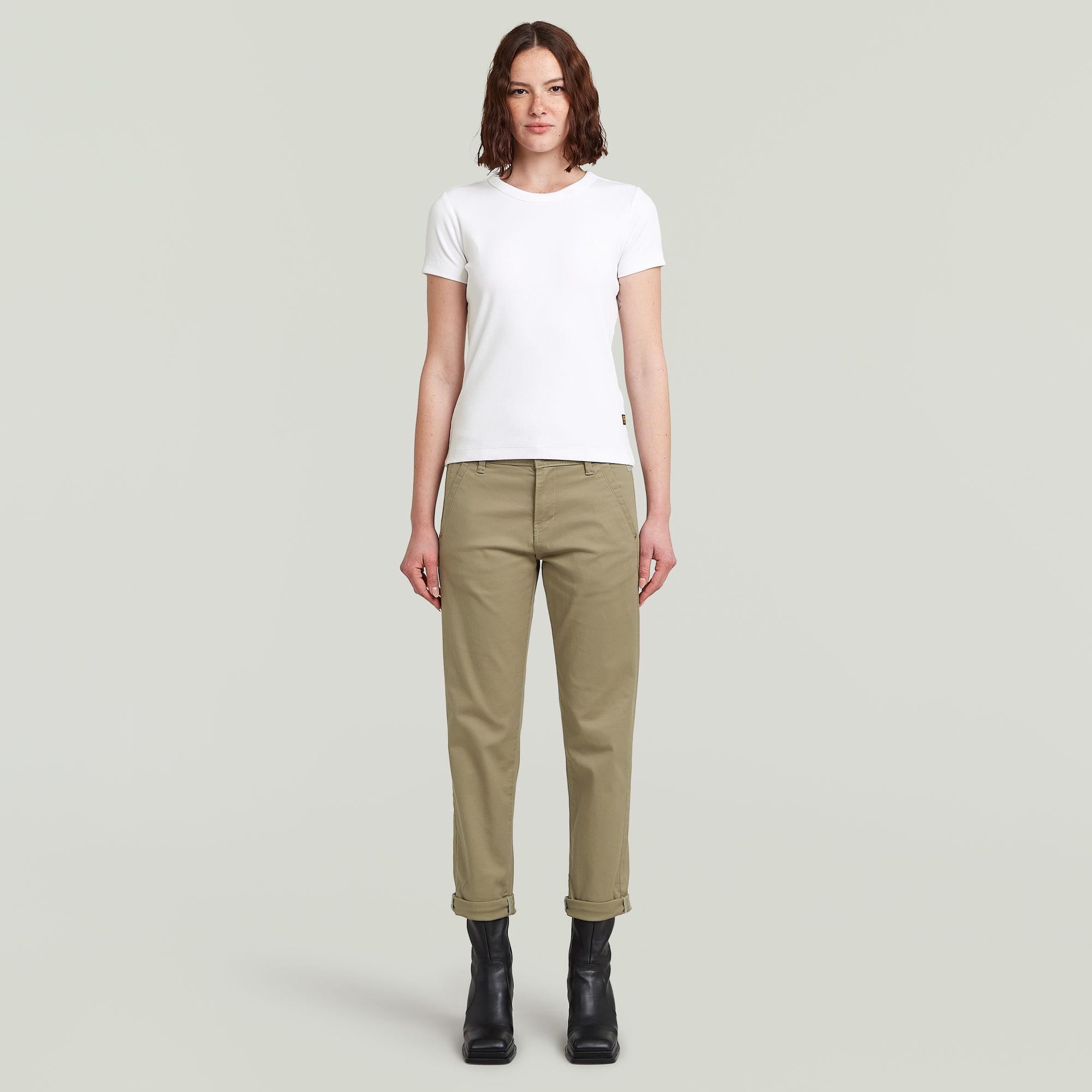 G-Star RAW Kate Boyfriend Broek Groen Dames