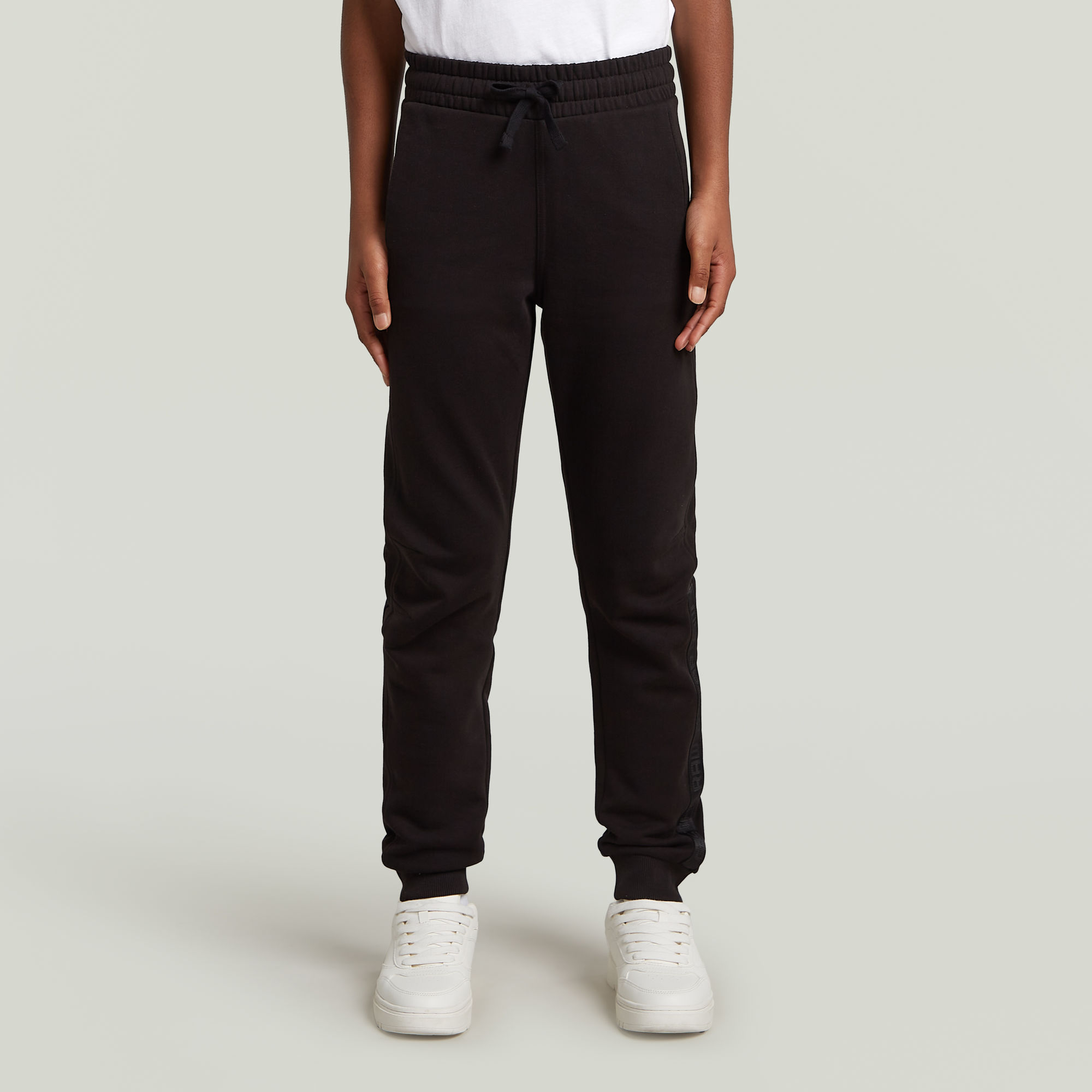 

Tape Sweatpants Meisjes - Zwart - meisjes