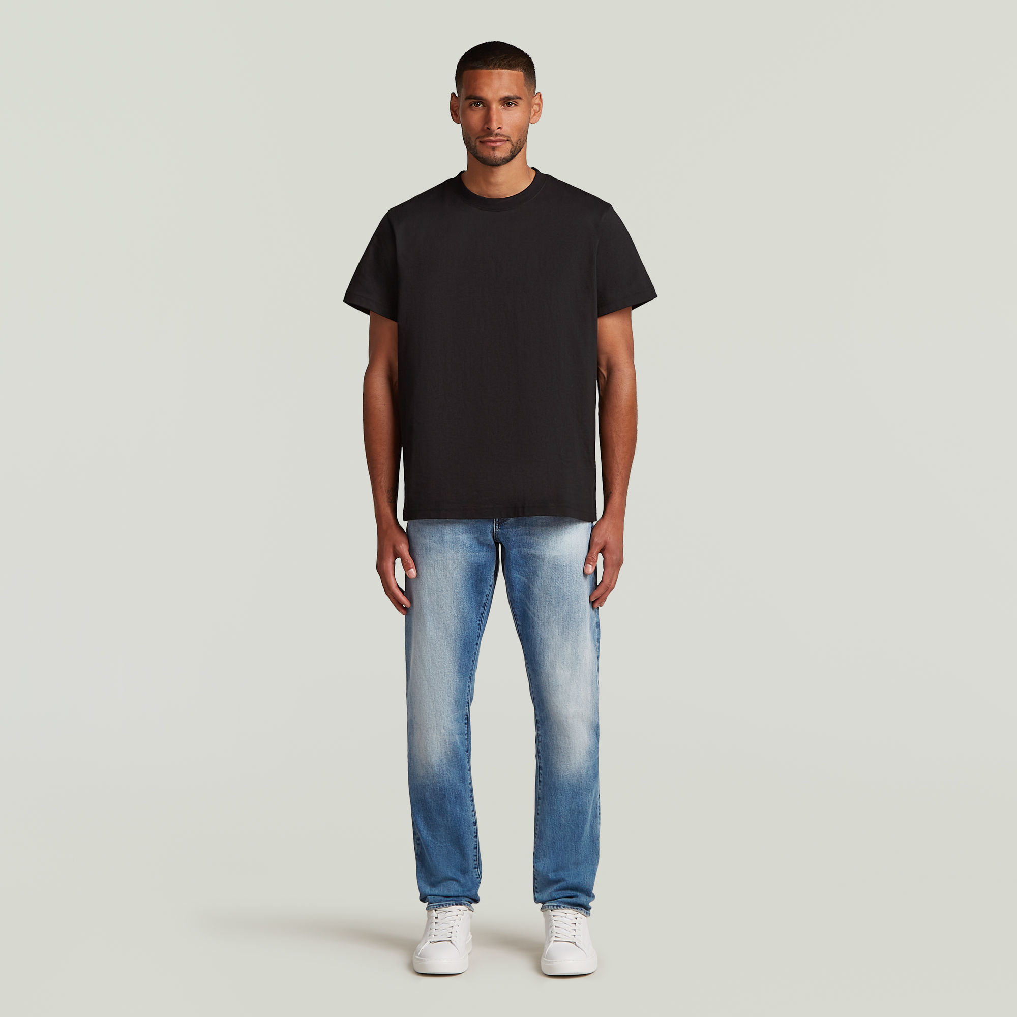 Thumbnail - 3301 Regular Tapered Jeans II - Hellblau - Herren
