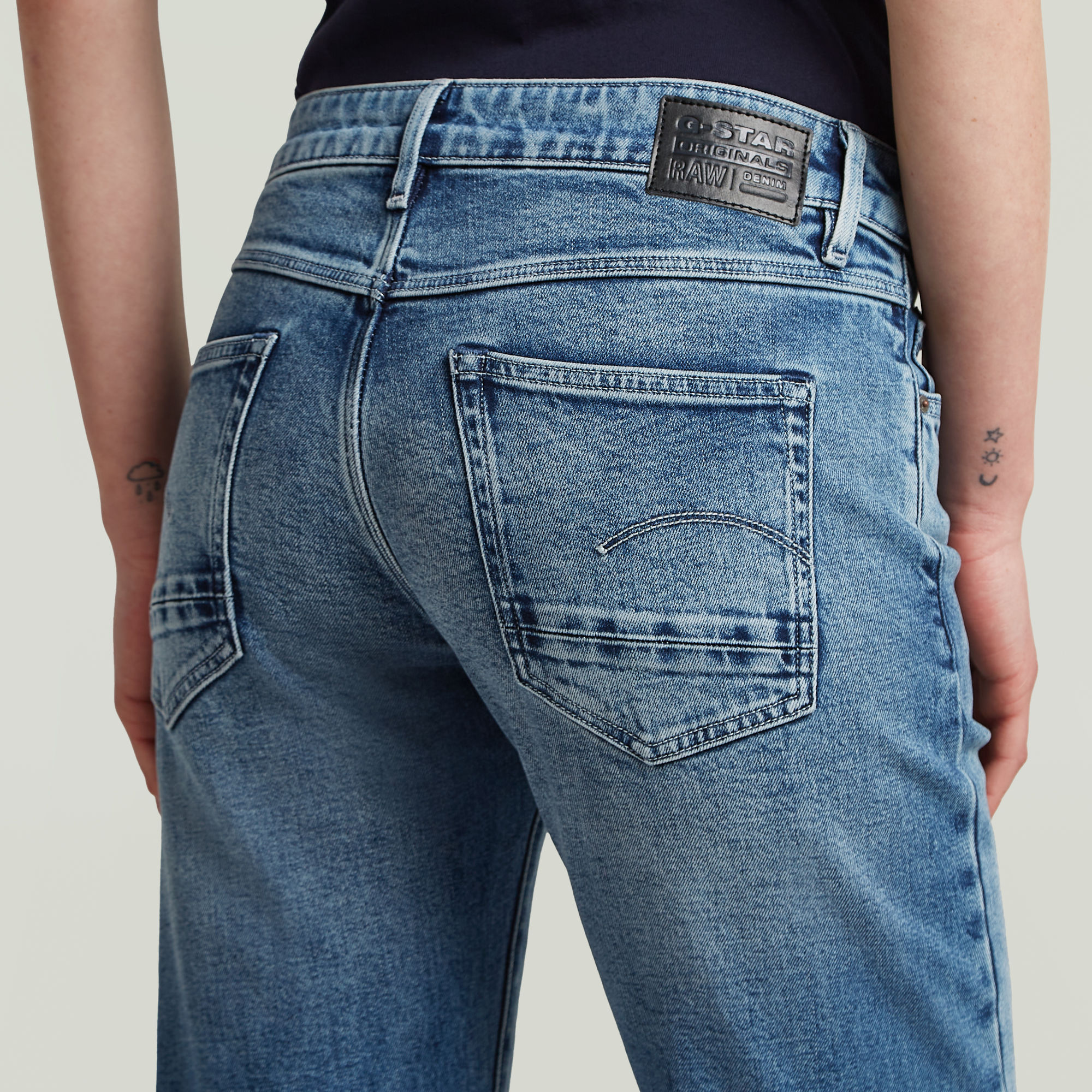 G-Star RAW Kate Boyfriend Jeans Midden blauw Dames