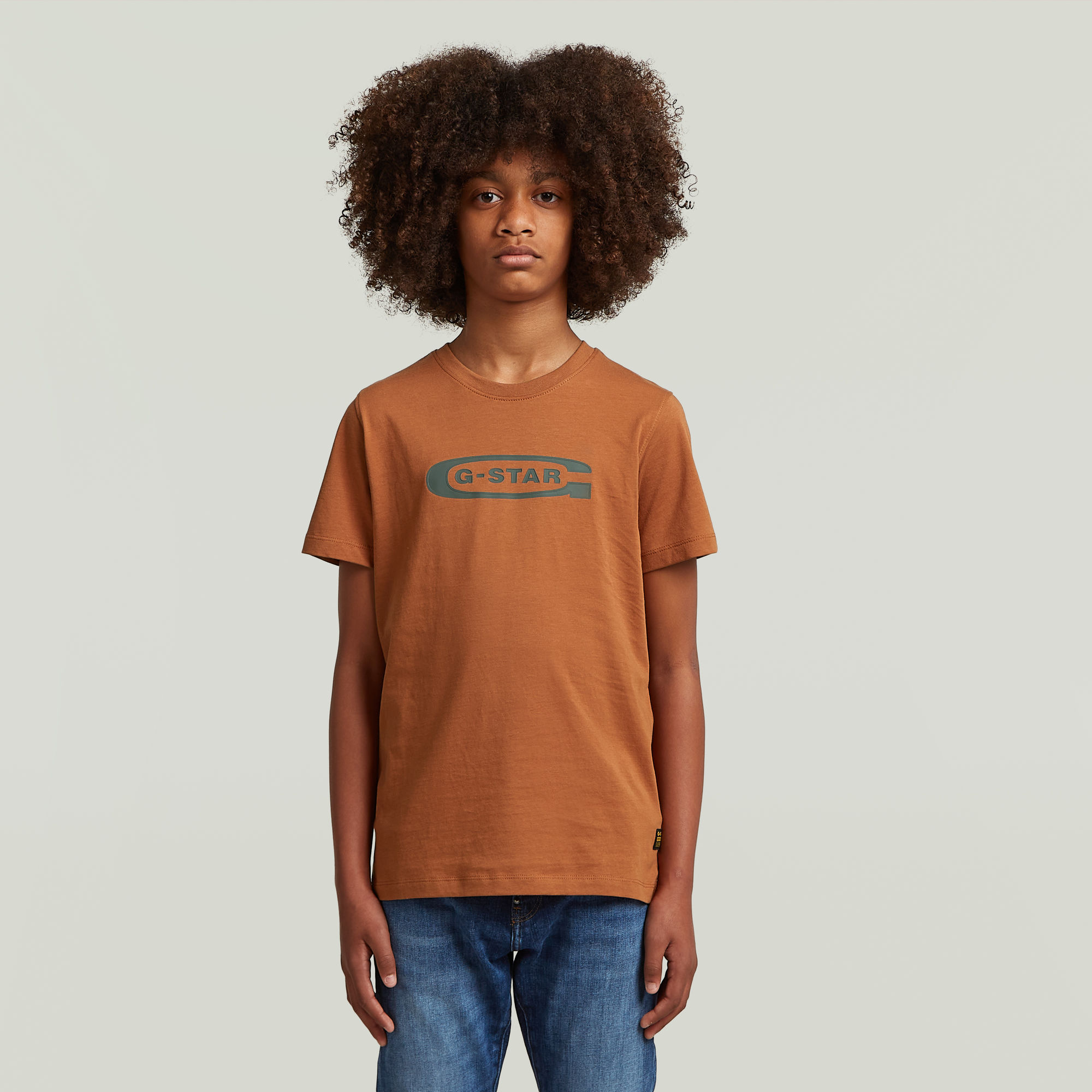 

Boys T-Shirt Regular - Brown - boys
