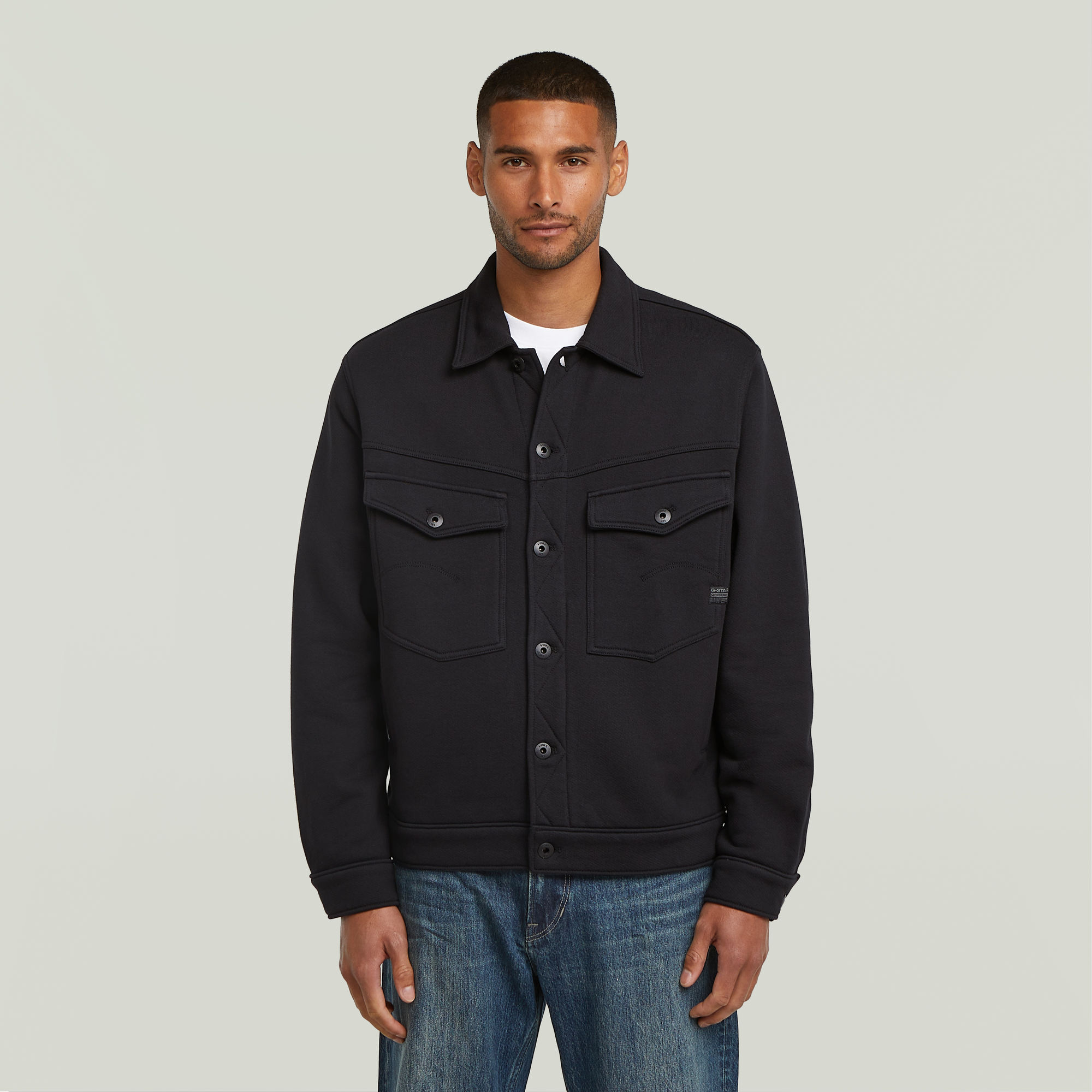 

Dakota Sweater Jacket - Black - Men