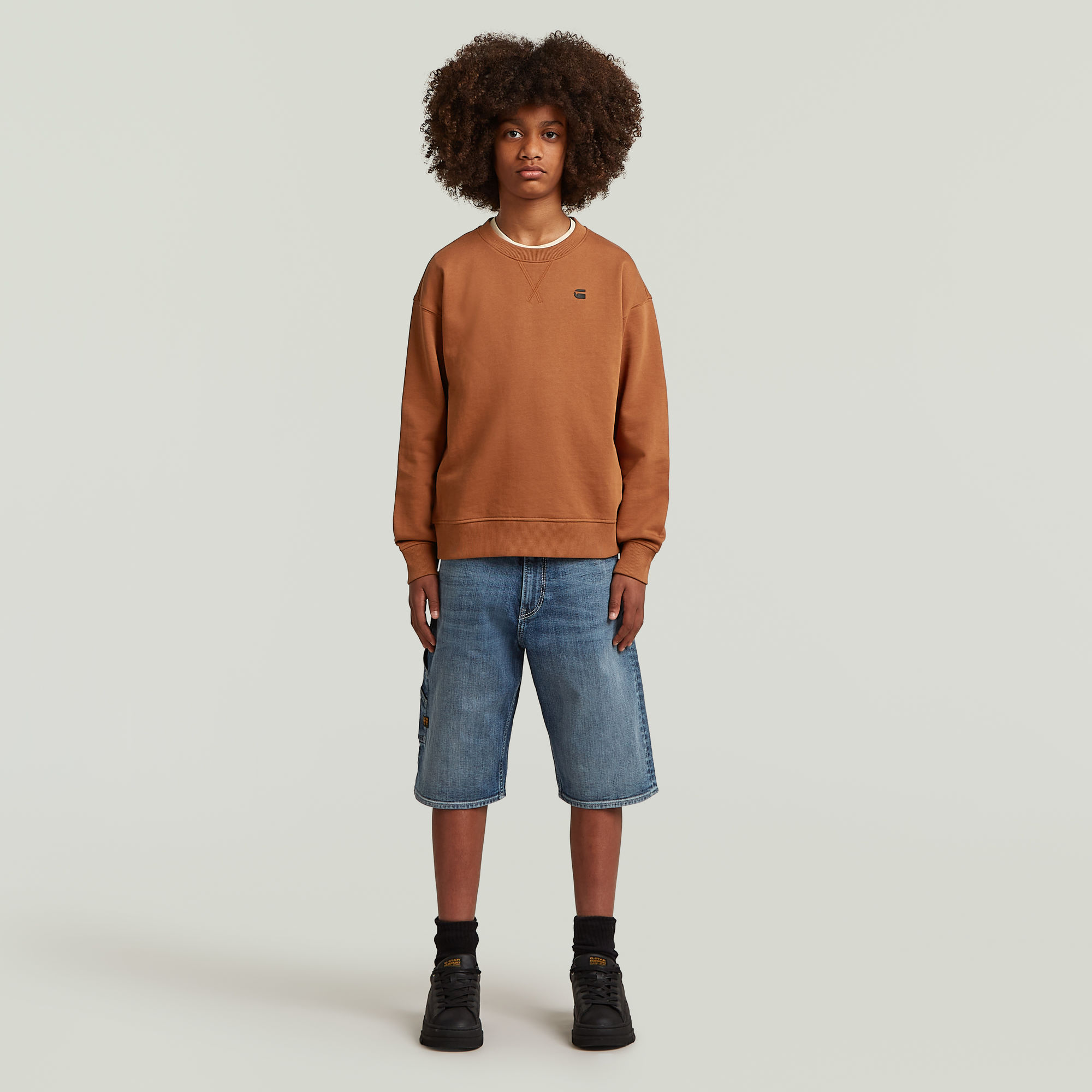G-Star RAW Utility Short Jongens Midden blauw jongens