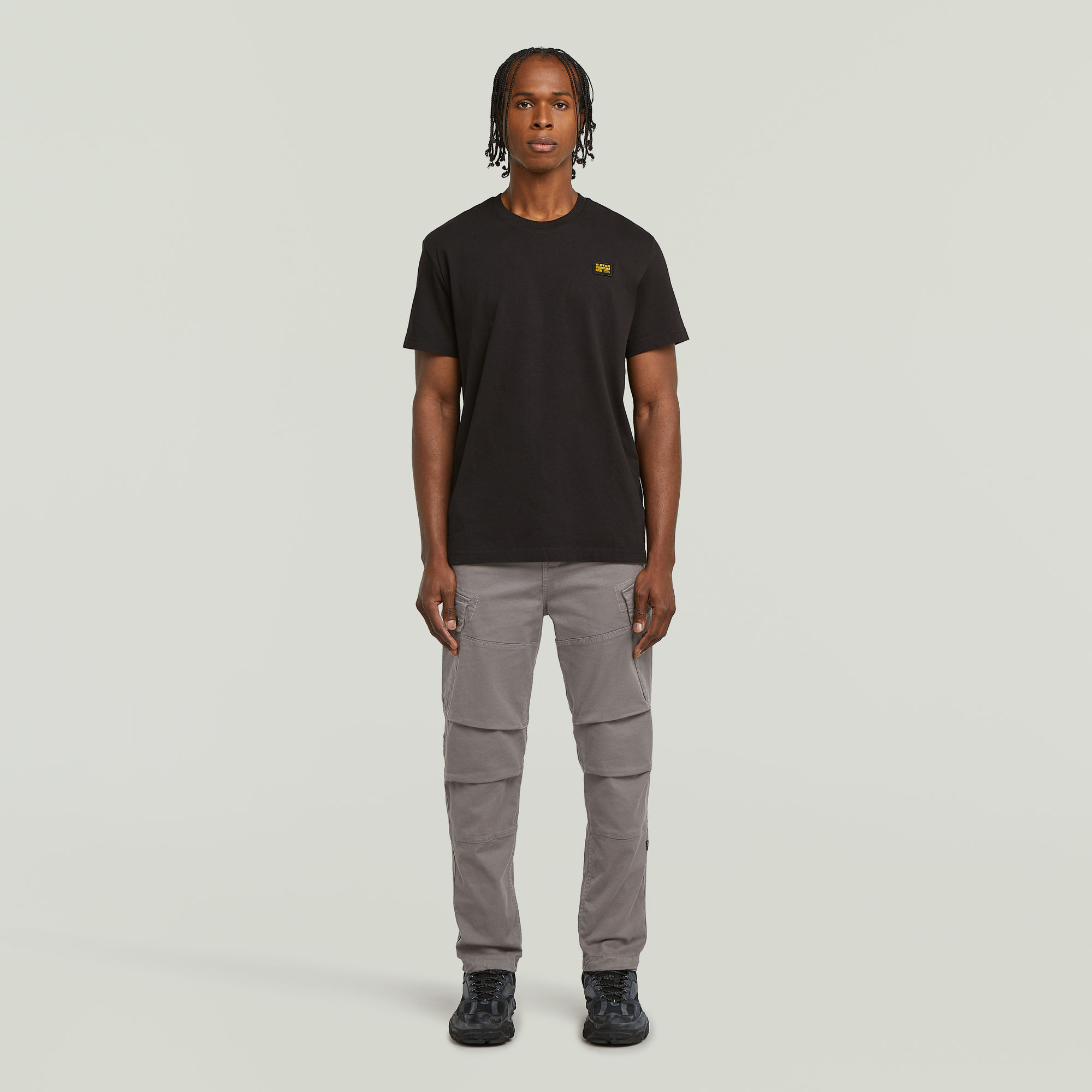 G-Star RAW Roxic Straight Tapered Cargo Broek Grijs Heren