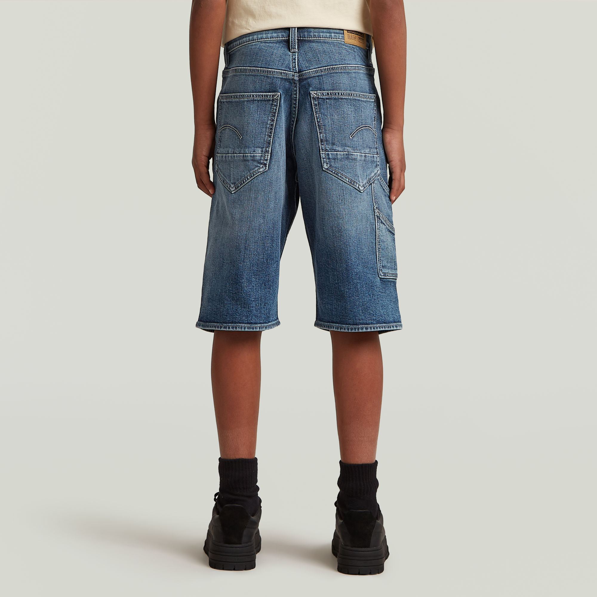 G-Star RAW Utility Short Jongens Midden blauw jongens