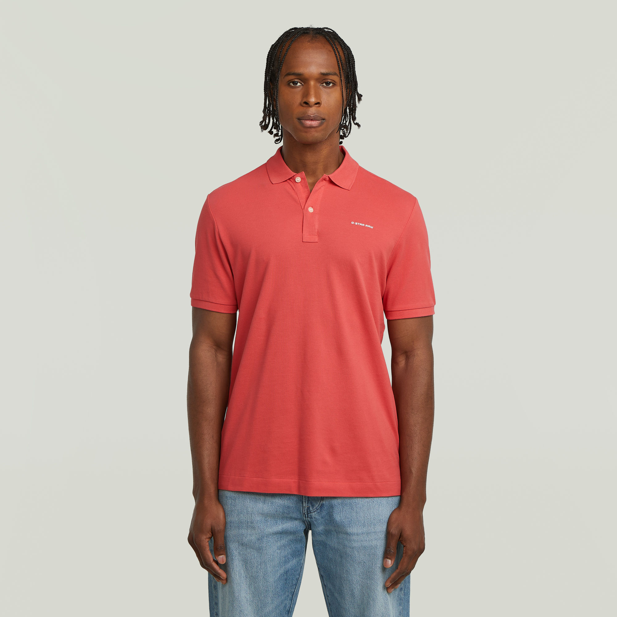 G-Star RAW Oluv Slim Polo - Rood - Heren