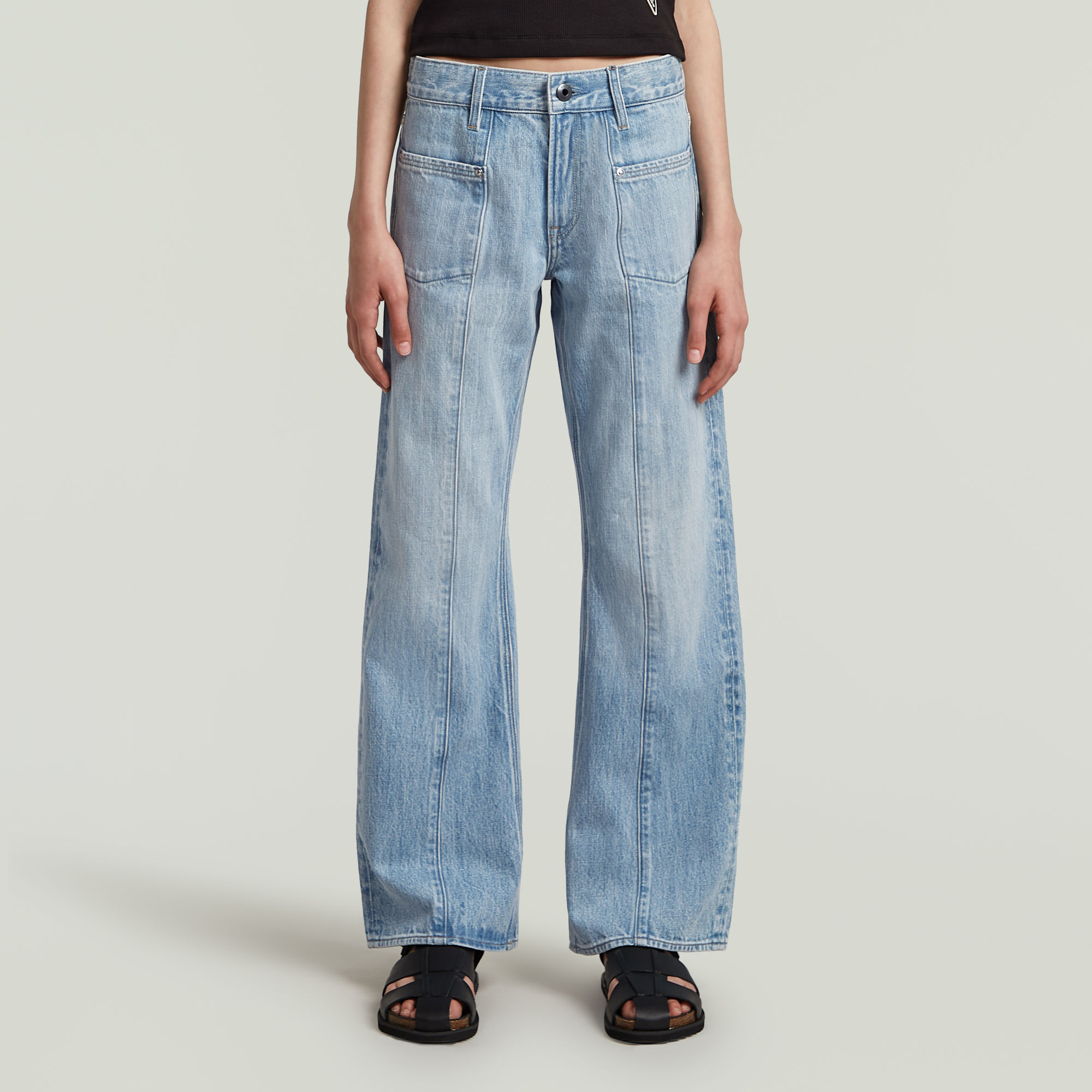 G-Star RAW Judee Loose Utility Jeans Meisjes Lichtblauw meisjes