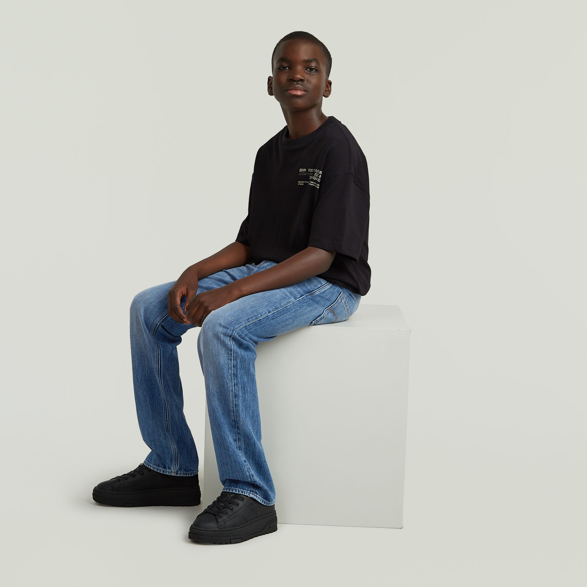 G-Star RAW Jongens Dakota Regular Straight Jeans Lichtblauw jongens