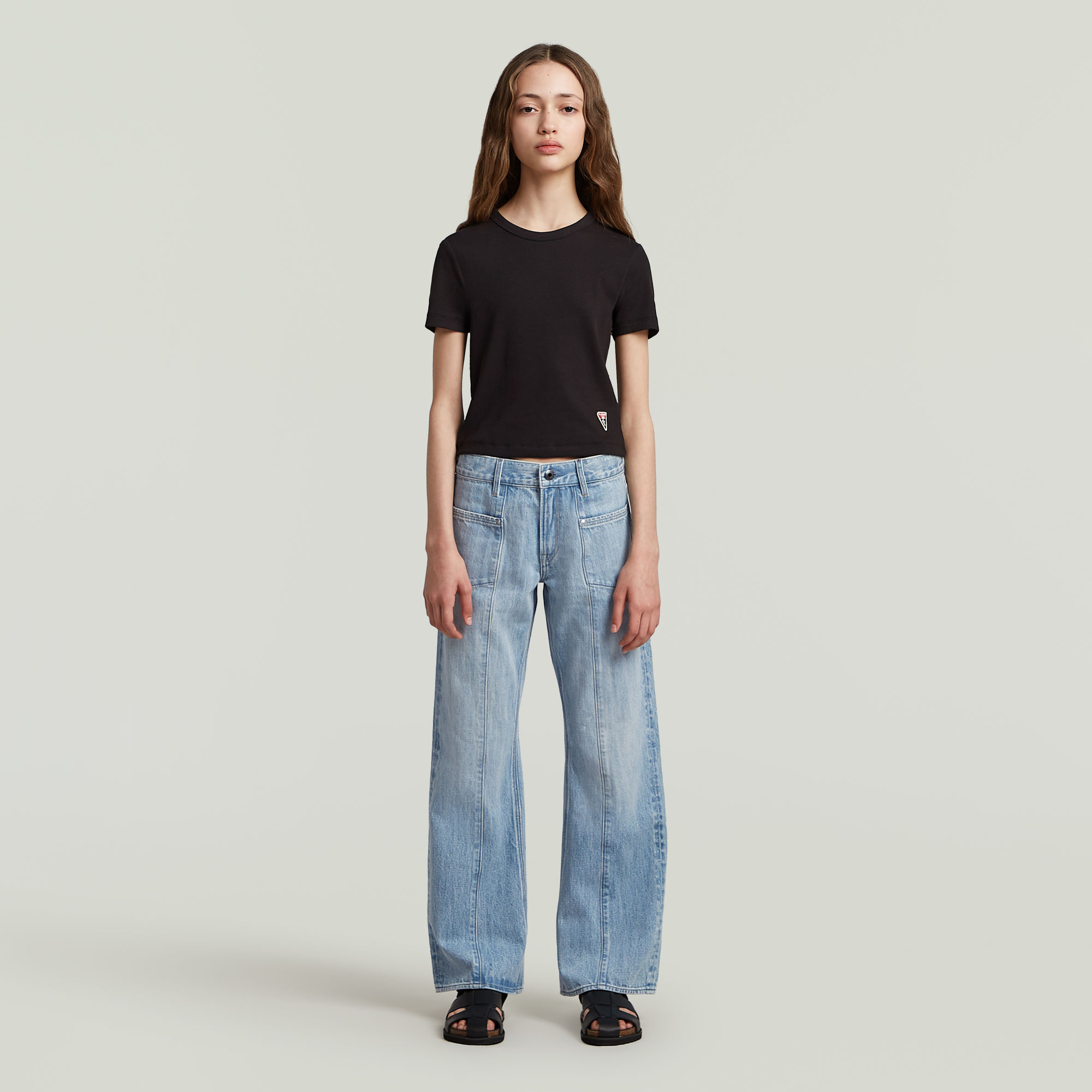 G-Star RAW Judee Loose Utility Jeans Meisjes Lichtblauw meisjes