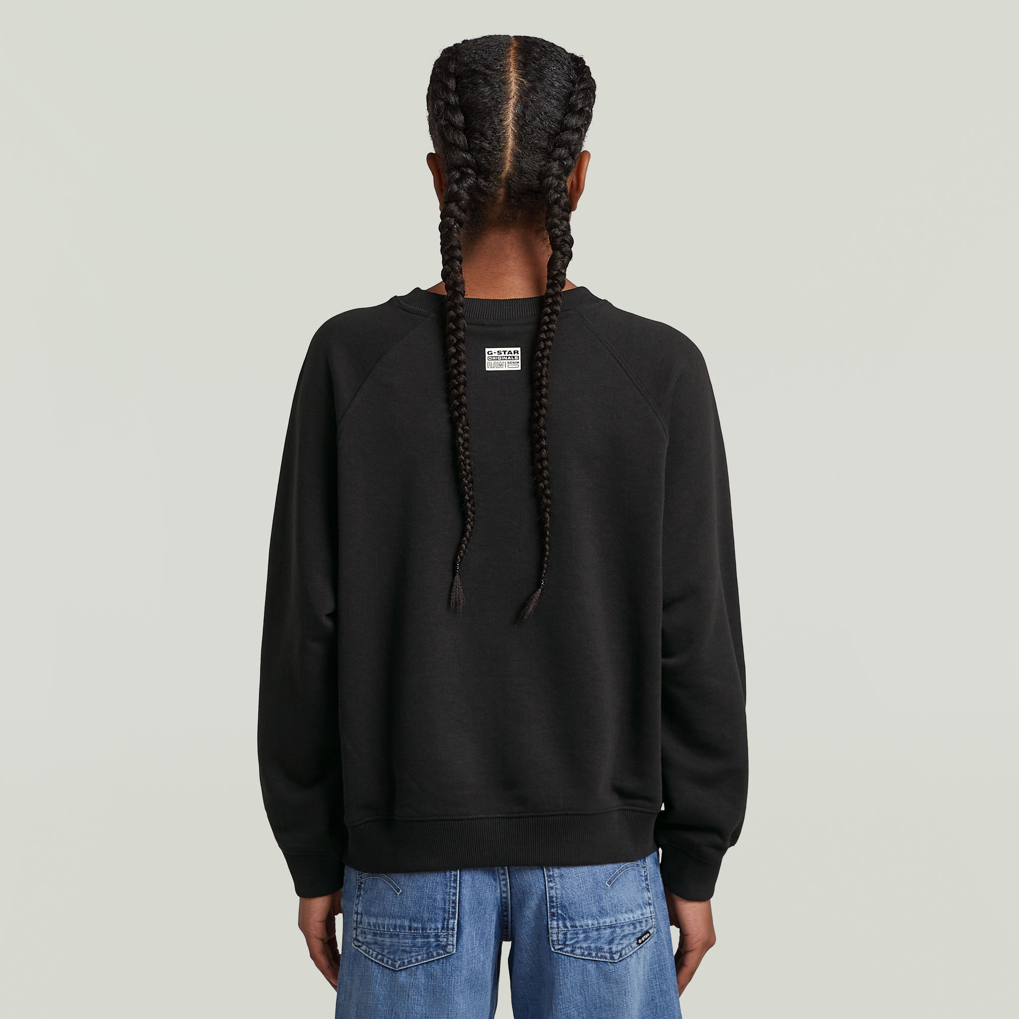 G-Star RAW Loose Sweater Meisjes Zwart meisjes