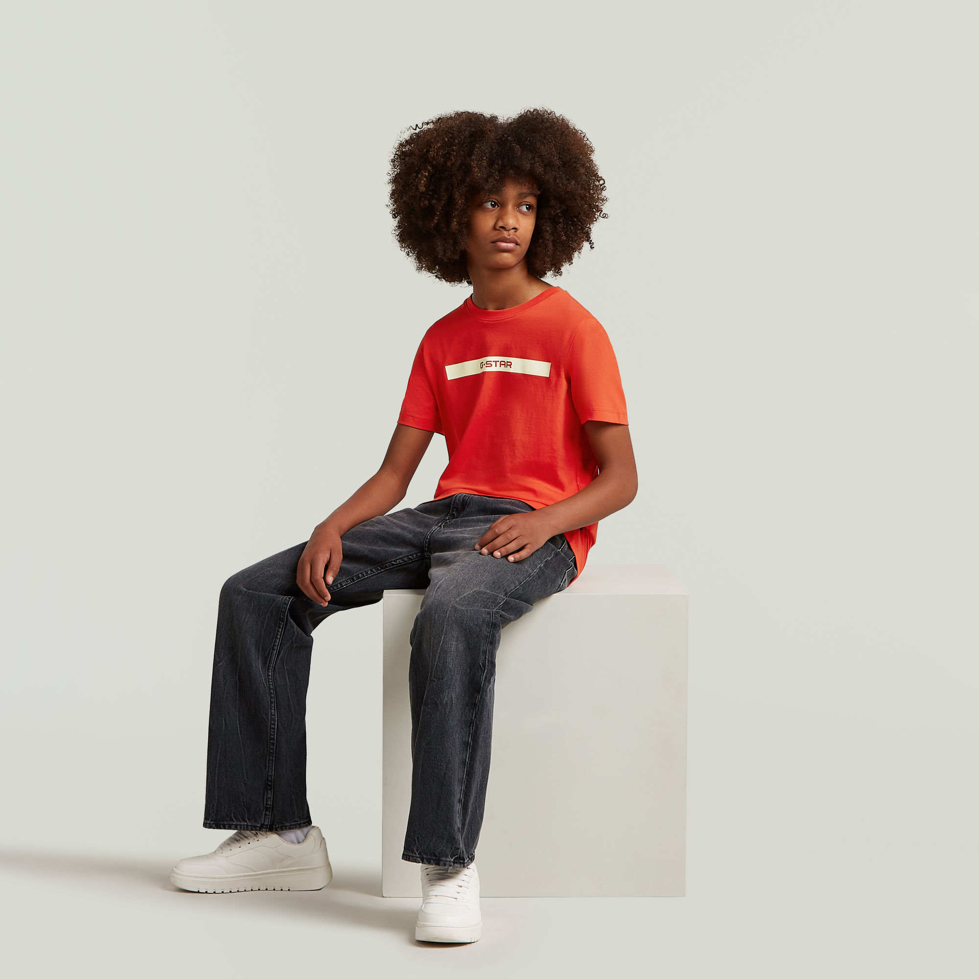 Thumbnail - Boys T-Shirt Regular - Rot - jungen